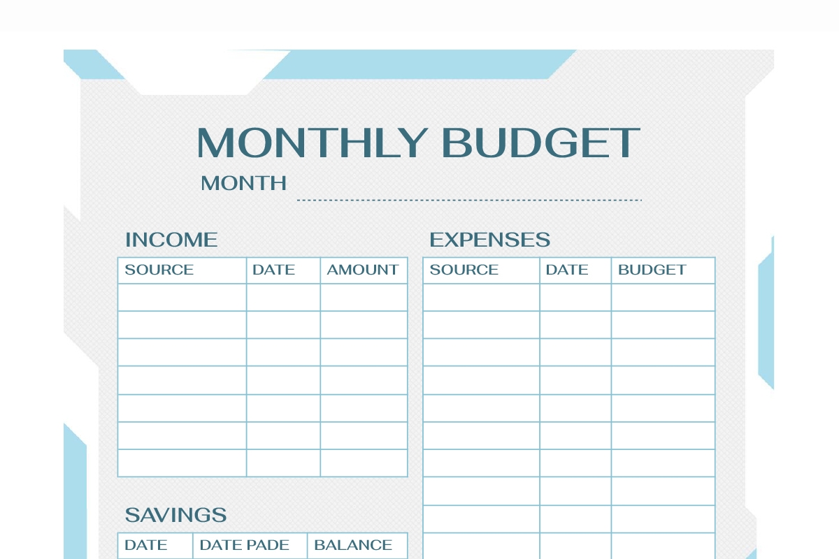 Single Parent Budget Template