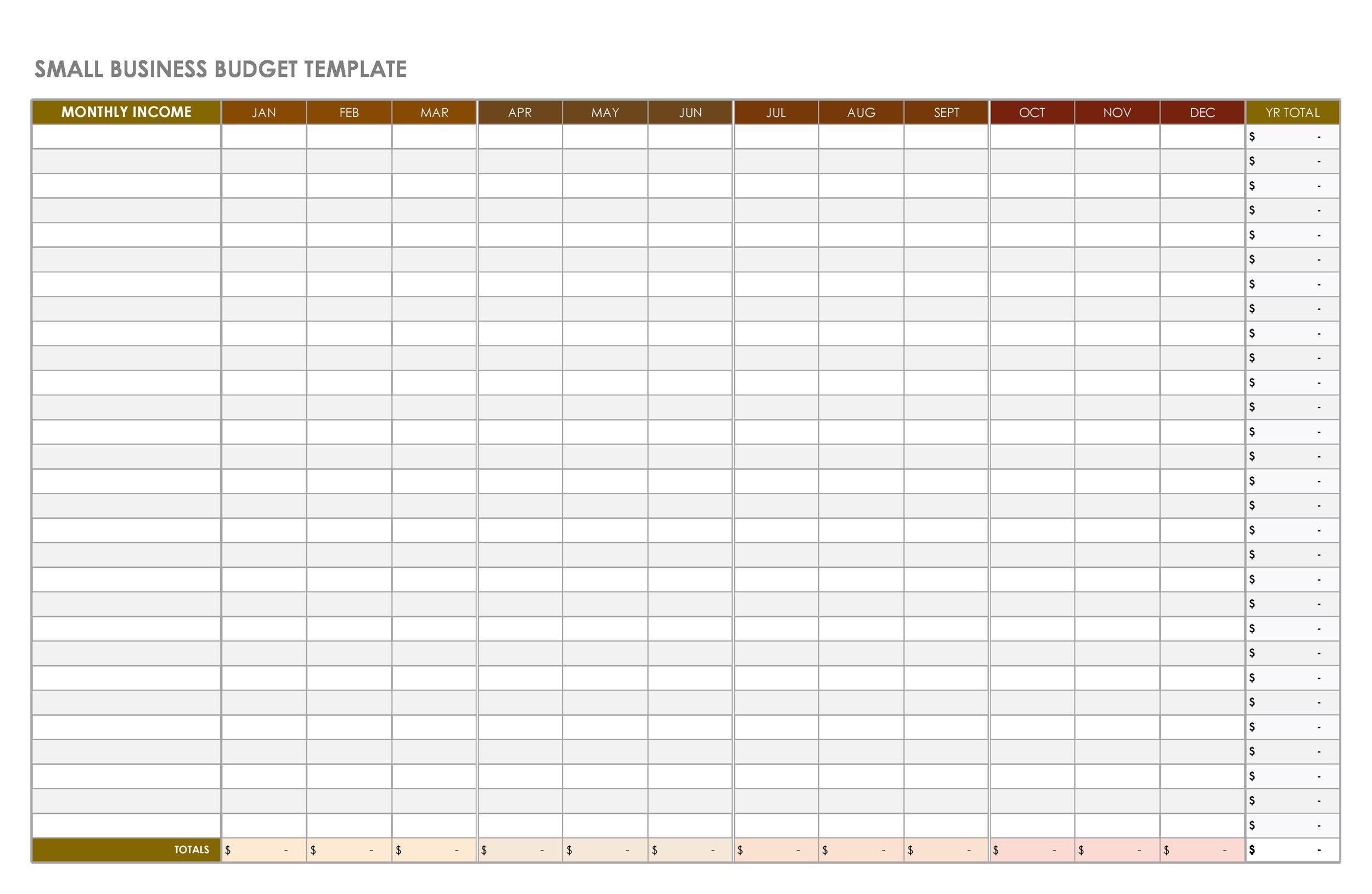 49 Handy Business Budget Templates Excel Google Sheets Word 