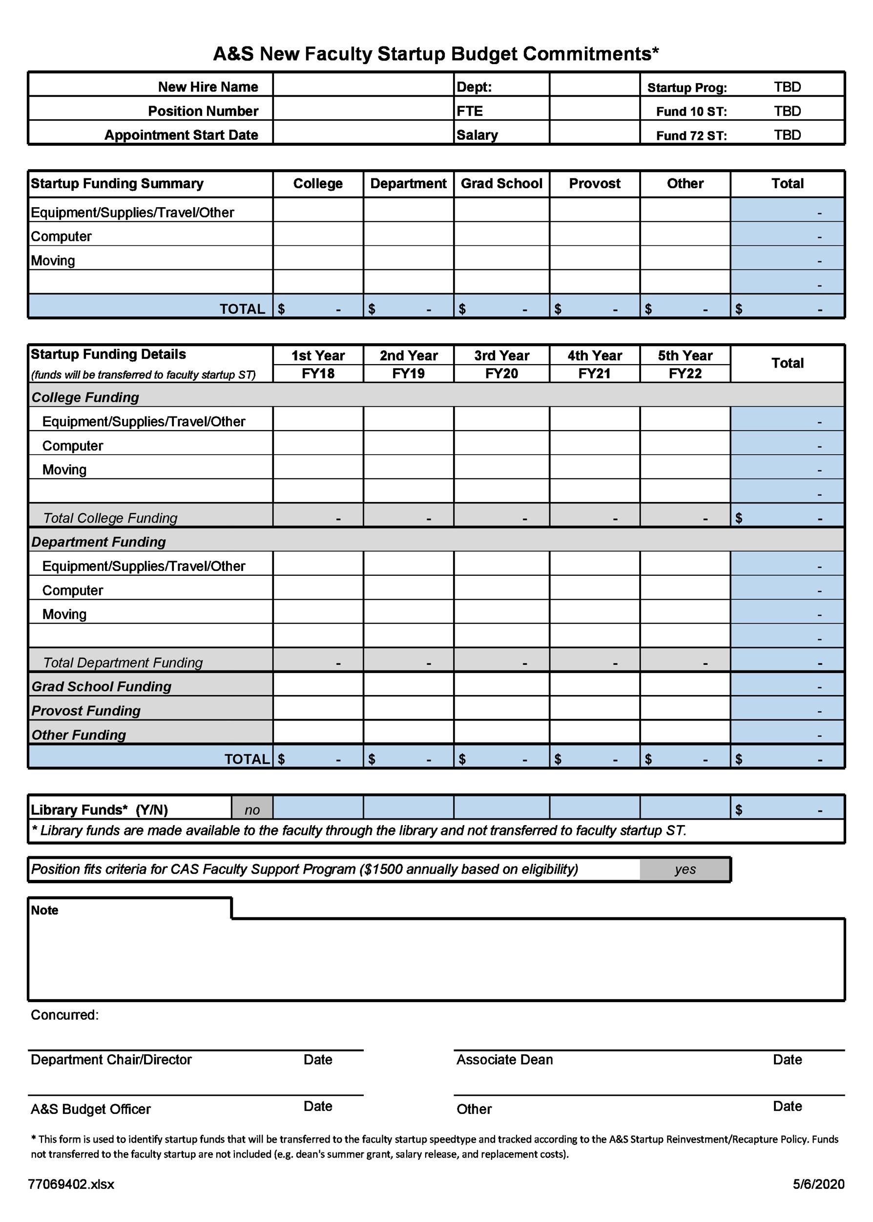 50 Best Startup Budget Templates Free Download TemplateLab