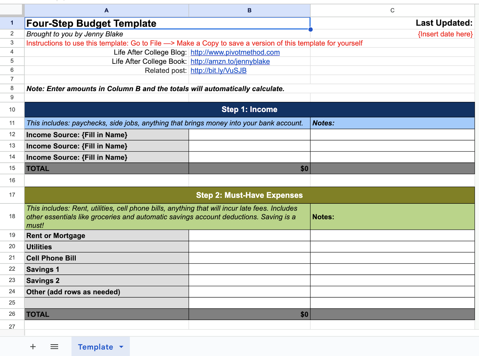 8 Best Free Expense Tracker Templates For 2025 Tiller