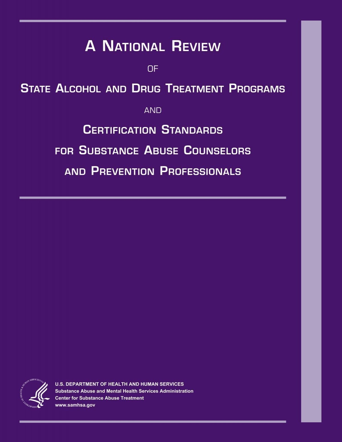 A N Ational Substance Abuse And Mental Health Services 