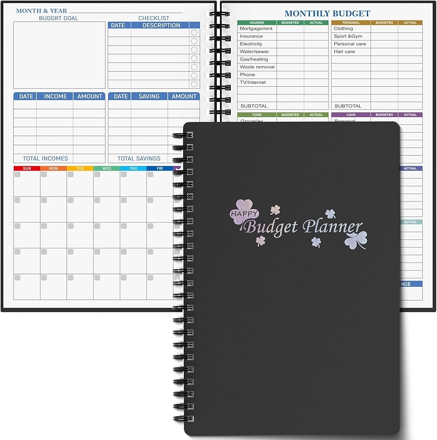 Amazon Budget Planner Monthly Finance Organizer With  Amazon Budget Planner Monthly Finance Organizer With