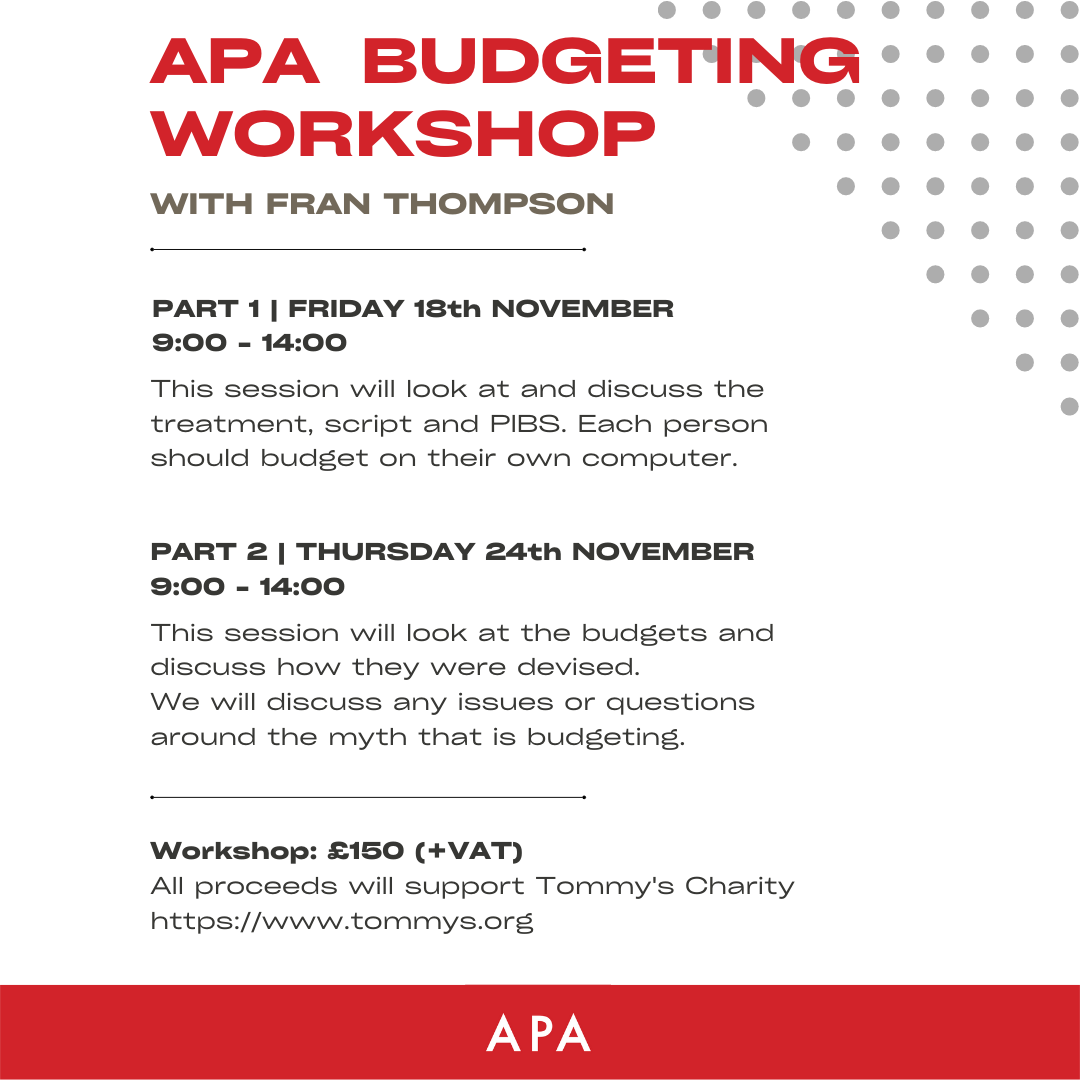 Apa Budget Template