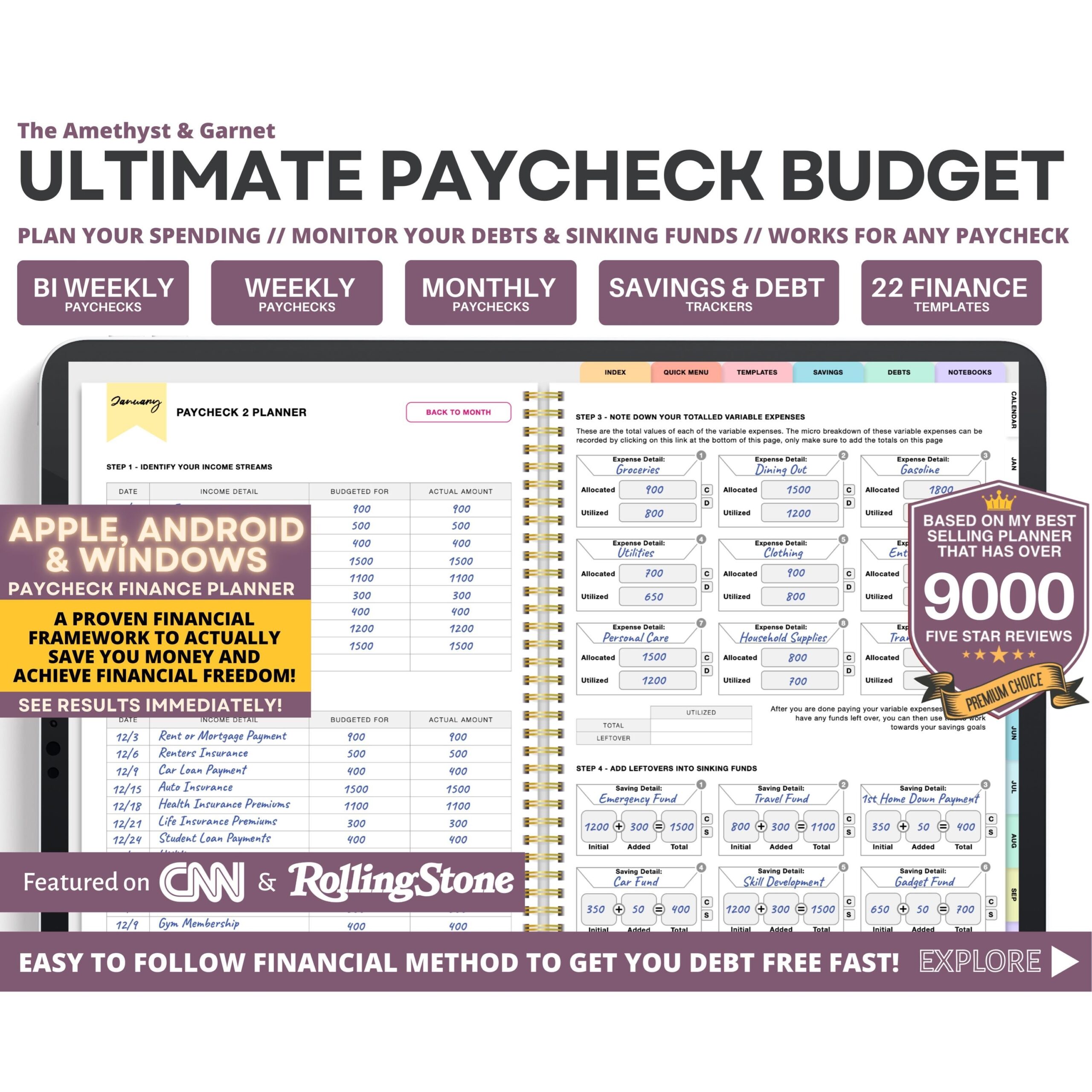 Asap Kristy Budget Template