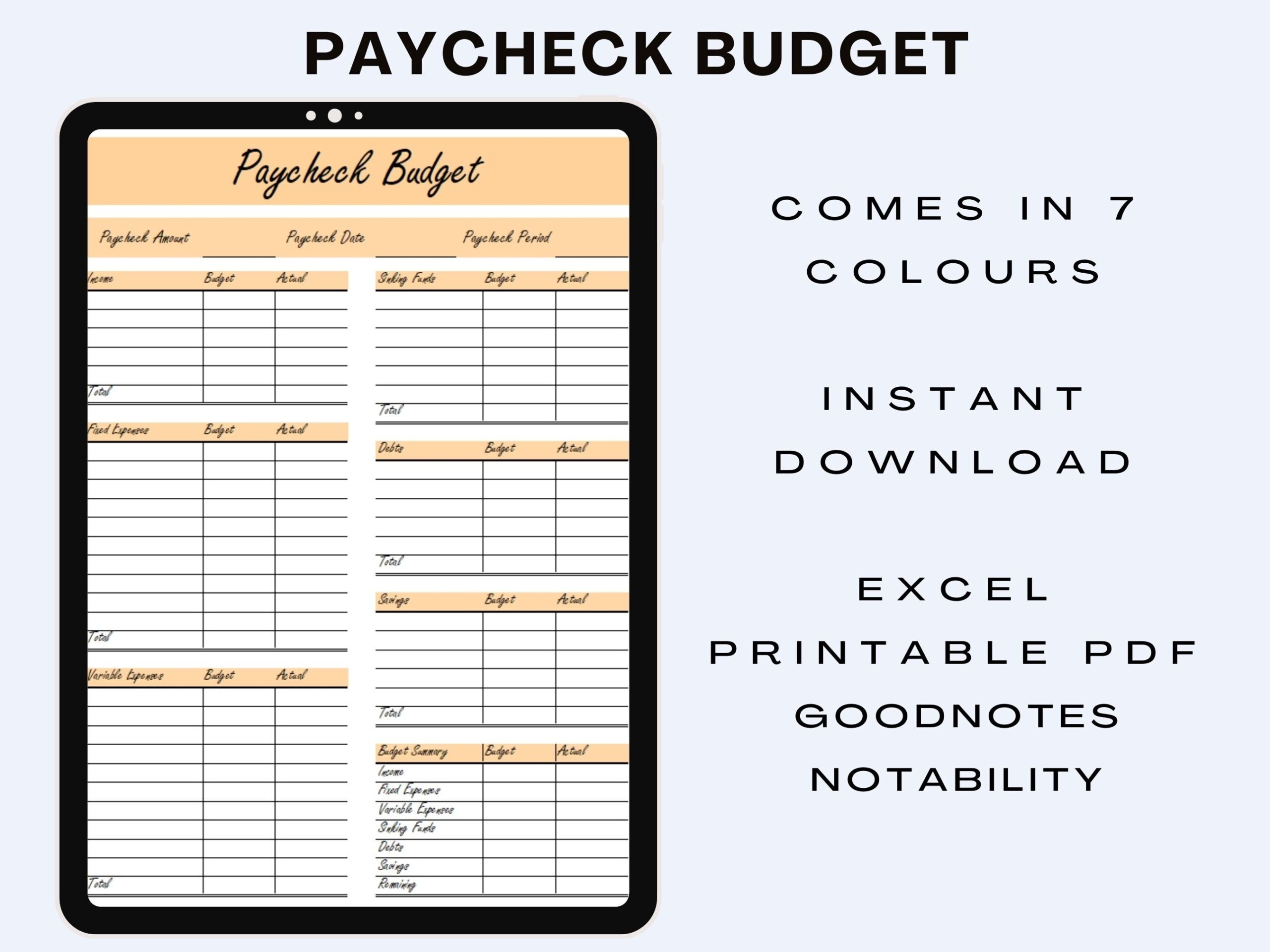 Budget Doctor Spreadsheet Etsy