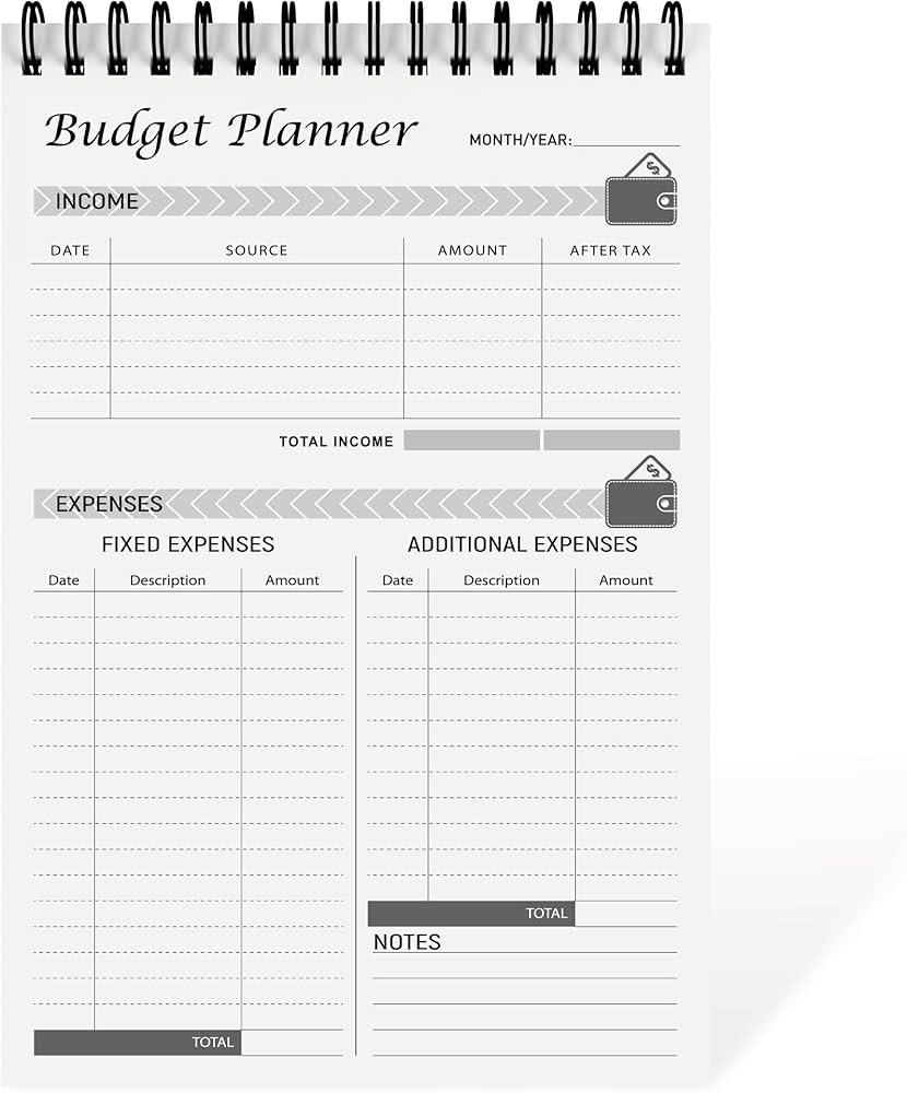 Budget Planner Notepad Undated Expense Tracker Notebook Monthly Budgeting Journal Finance Planner U0026 Accounts Book To Take Control Of Your  Budget Planner Notepad Undated Expense Tracker Notebook Monthly Budgeting Journal Finance Planner U0026 Accounts Book To Take Control Of Your