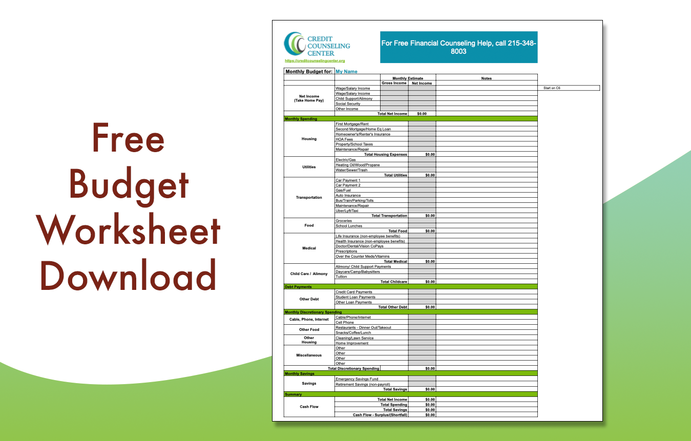 Budget Spreadsheet