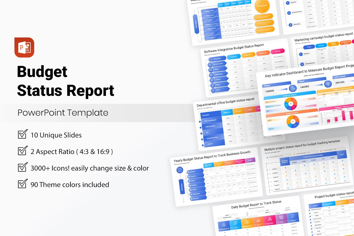 Budget Status Report Template