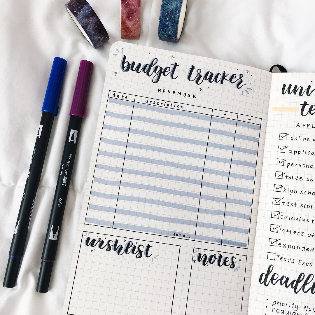 Bullet Journal Budget Layouts To Create In 2025 AnjaHome