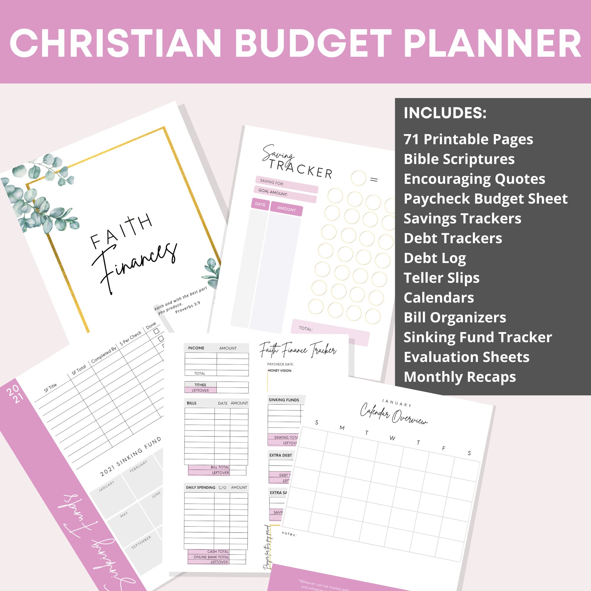 Christian Budget Etsy