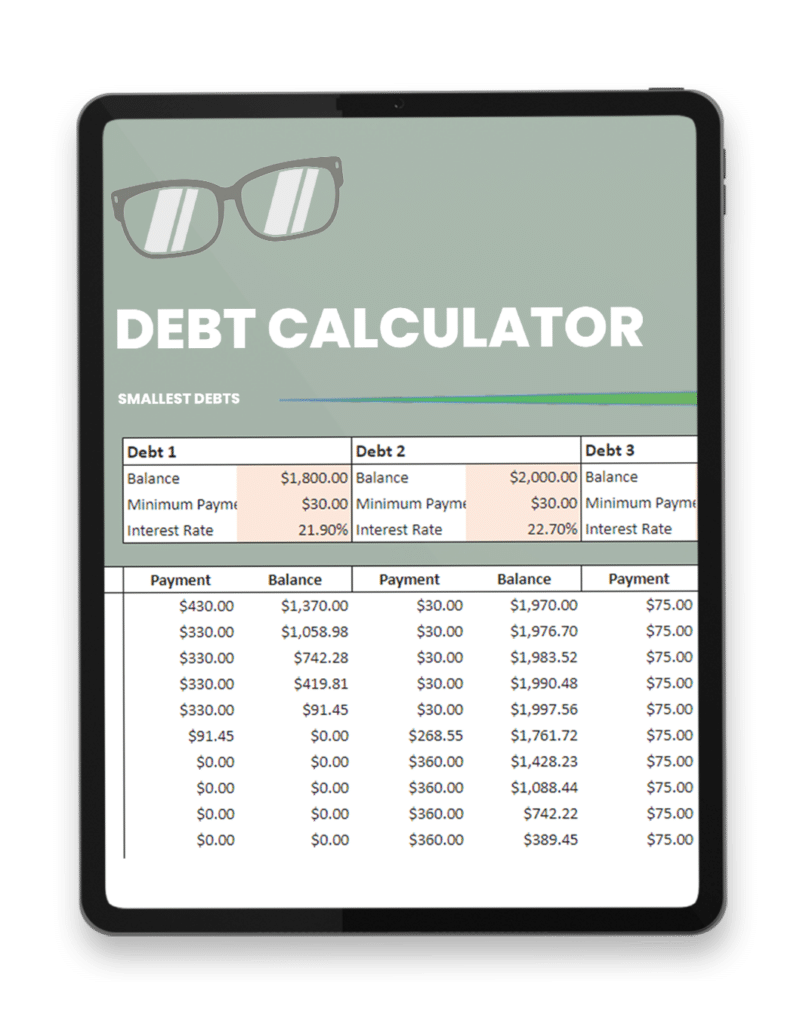 Caleb Hammer Budget Template