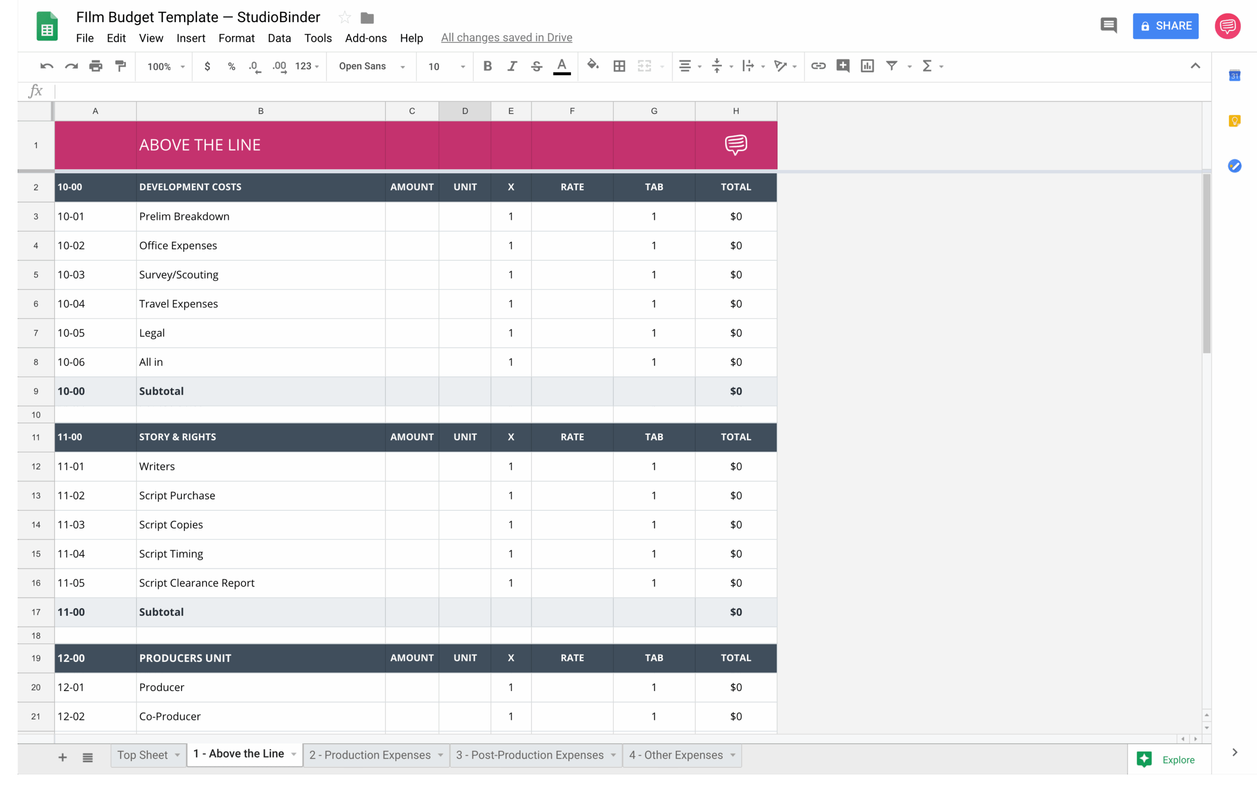 Download Your FREE Film Budget Template For Film U0026 Video Production