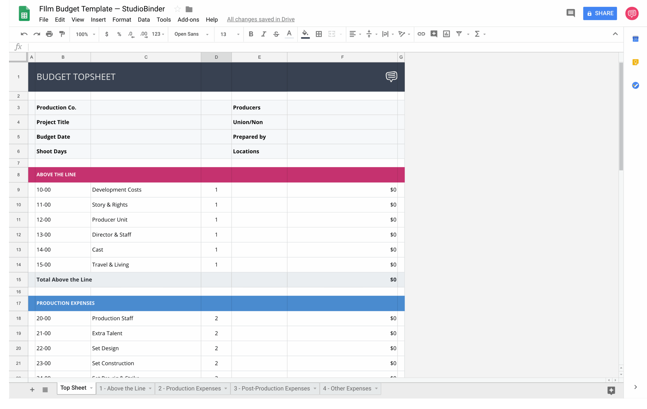 Download Your FREE Film Budget Template For Film U0026 Video Production