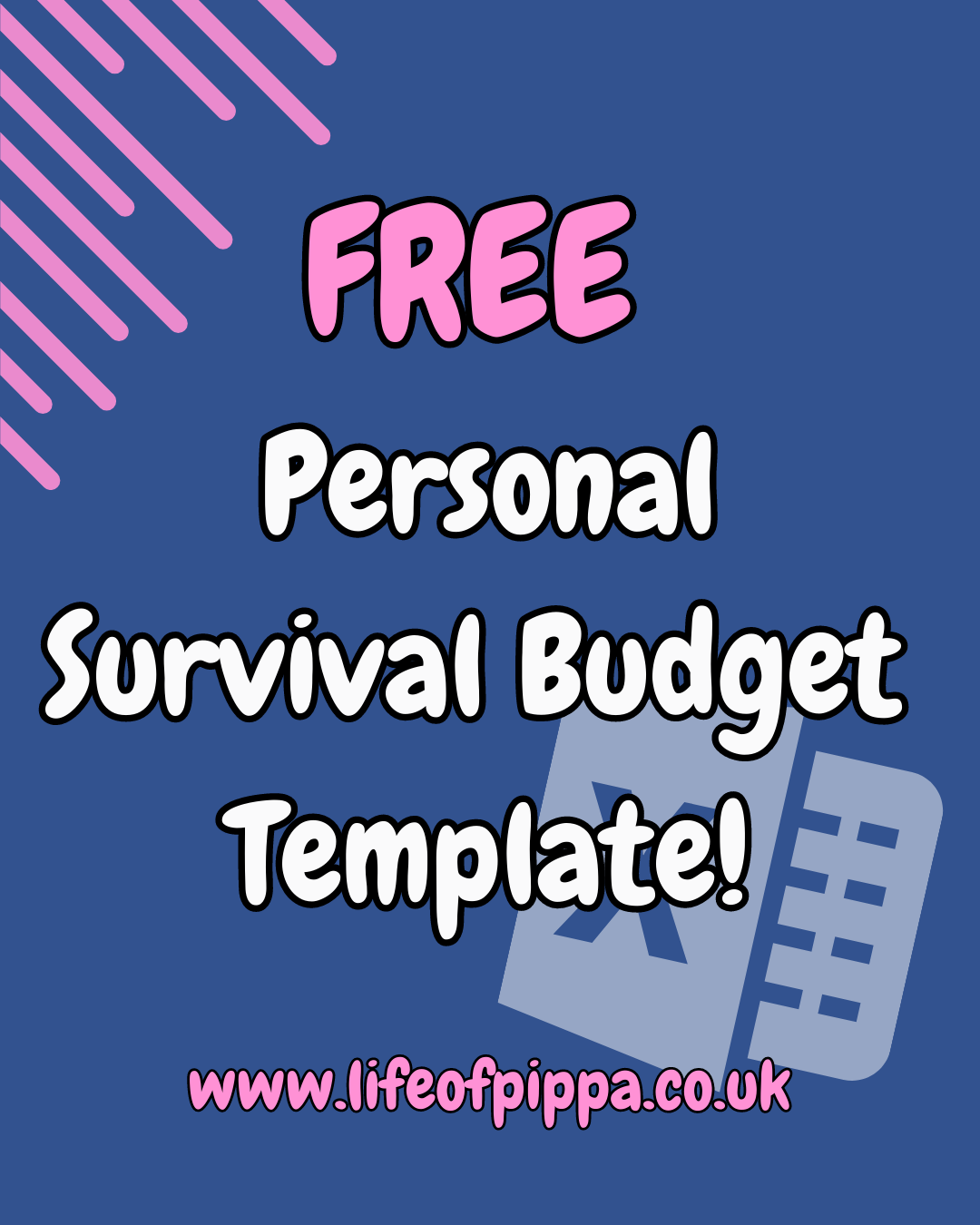 Downloadable Personal Survival Budget Template Free Life Of Pippa Downloadable Personal Survival Budget Template Free Life Of Pippa