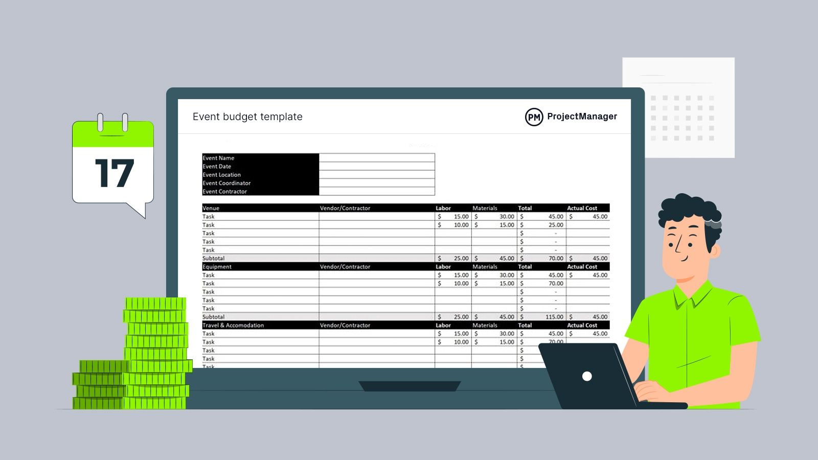 Event Budget Template For Excel Free Download 