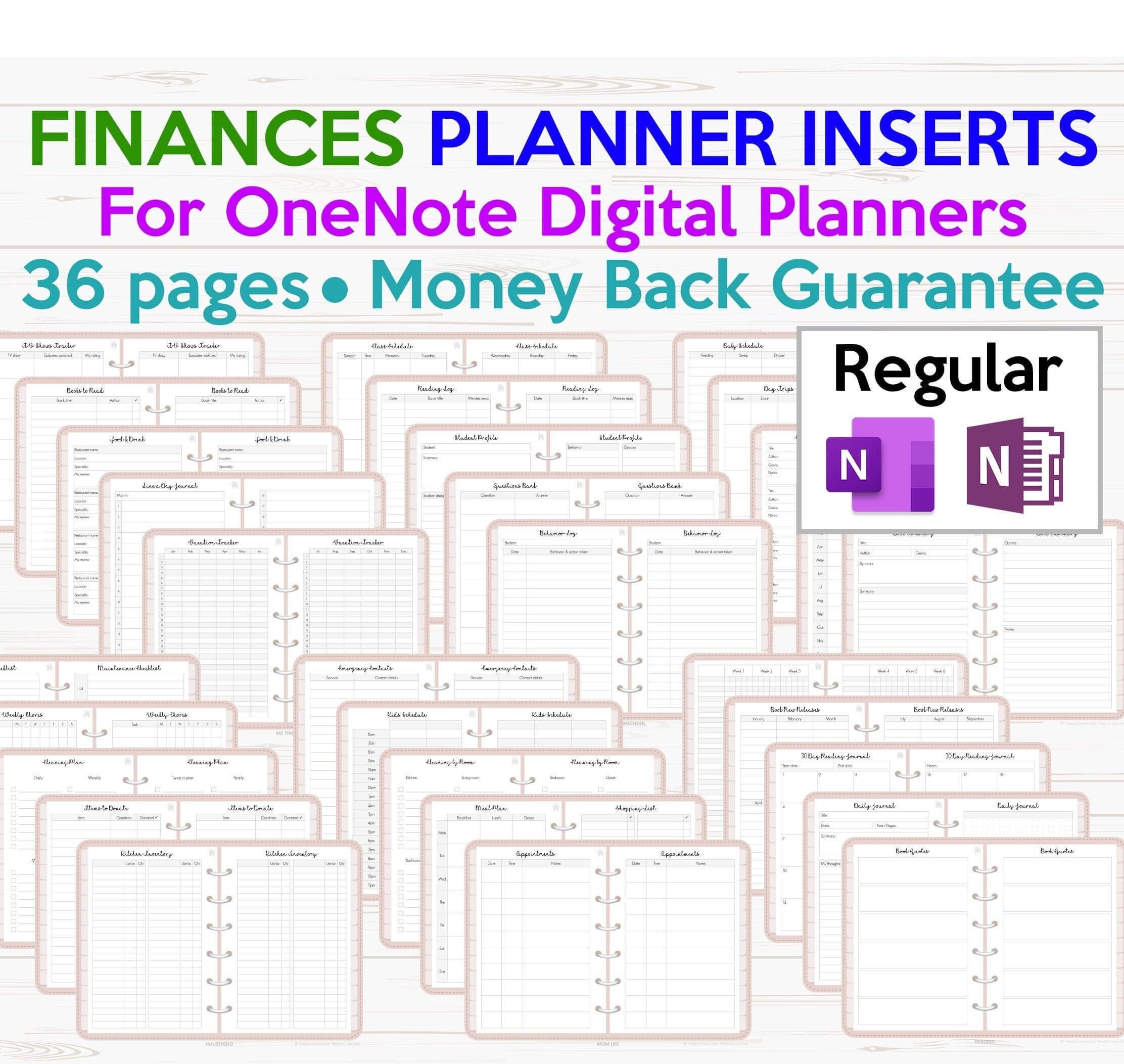 Onenote Budget Template Free