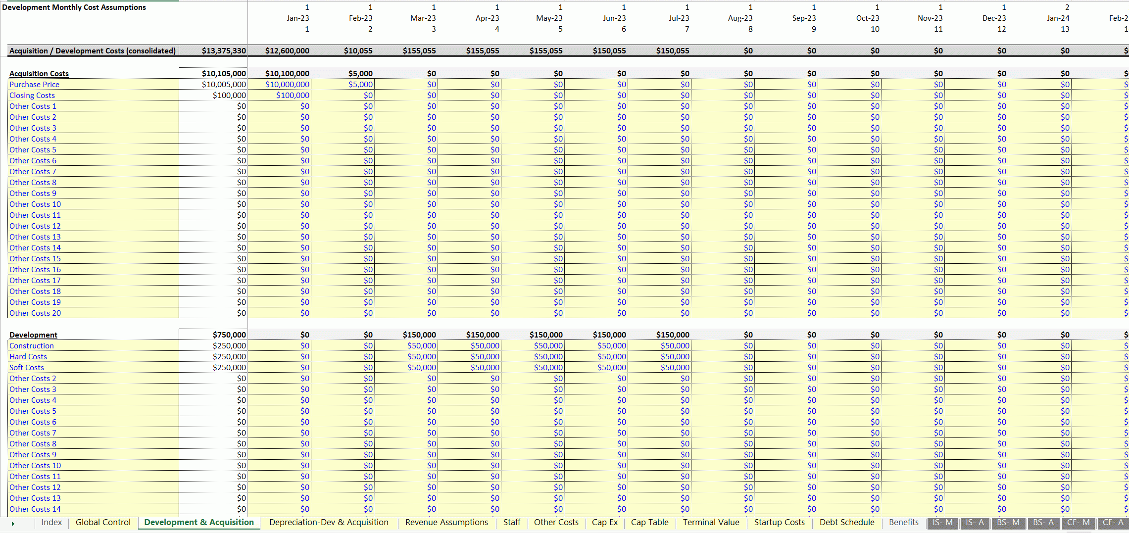 Financial Model For Assisted Living Facility U0026 Nursing Excel