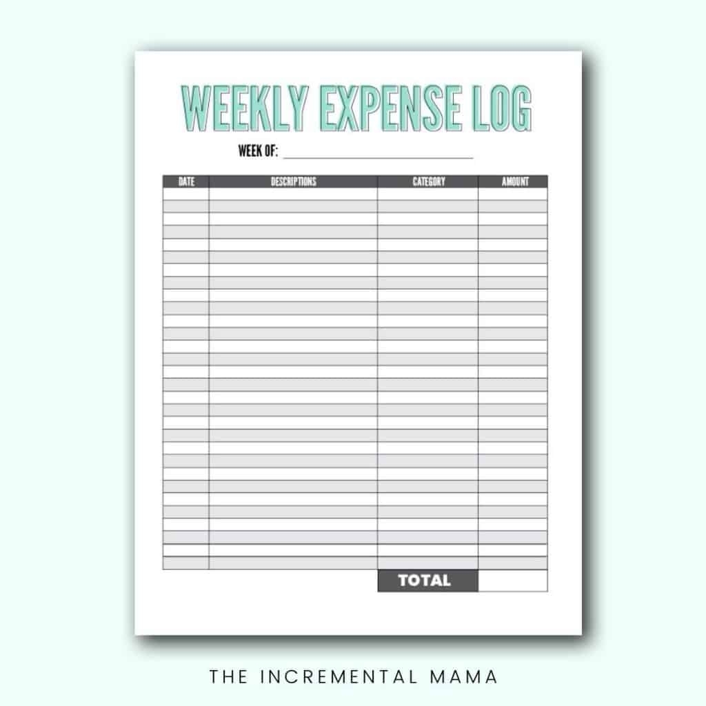 Empty Budget Template