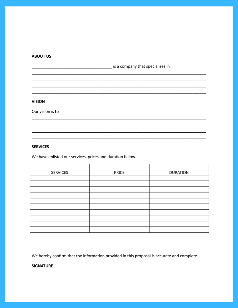 Budget Request Template
