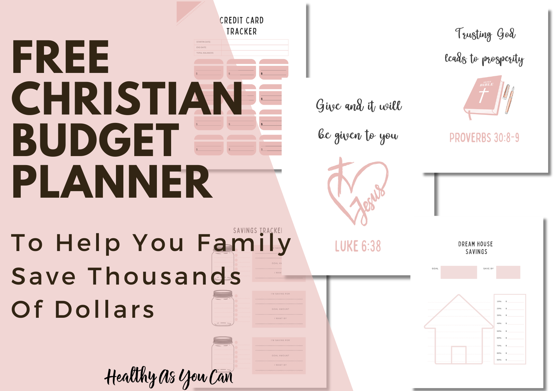 Free Christian Budget Planner Printable To Help Your Family Save 