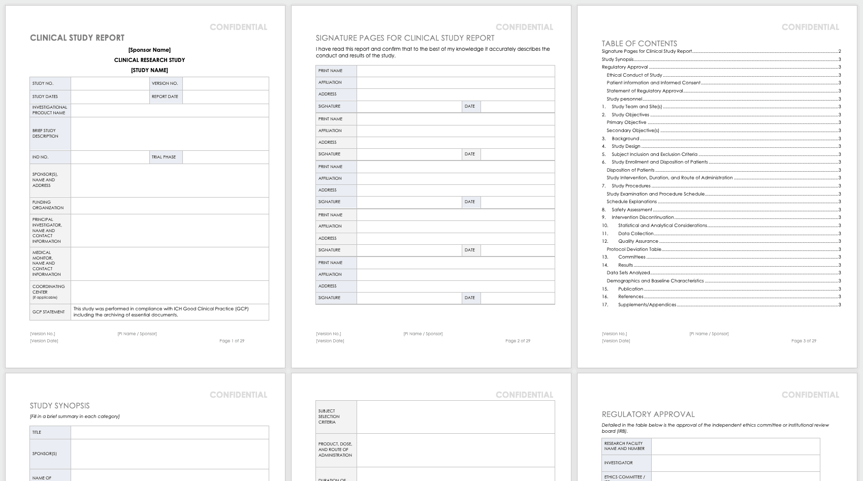 Free Clinical Trial Templates Smartsheet