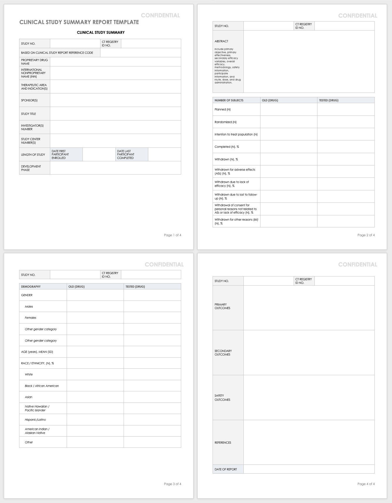 Clinical Trial Budget Template