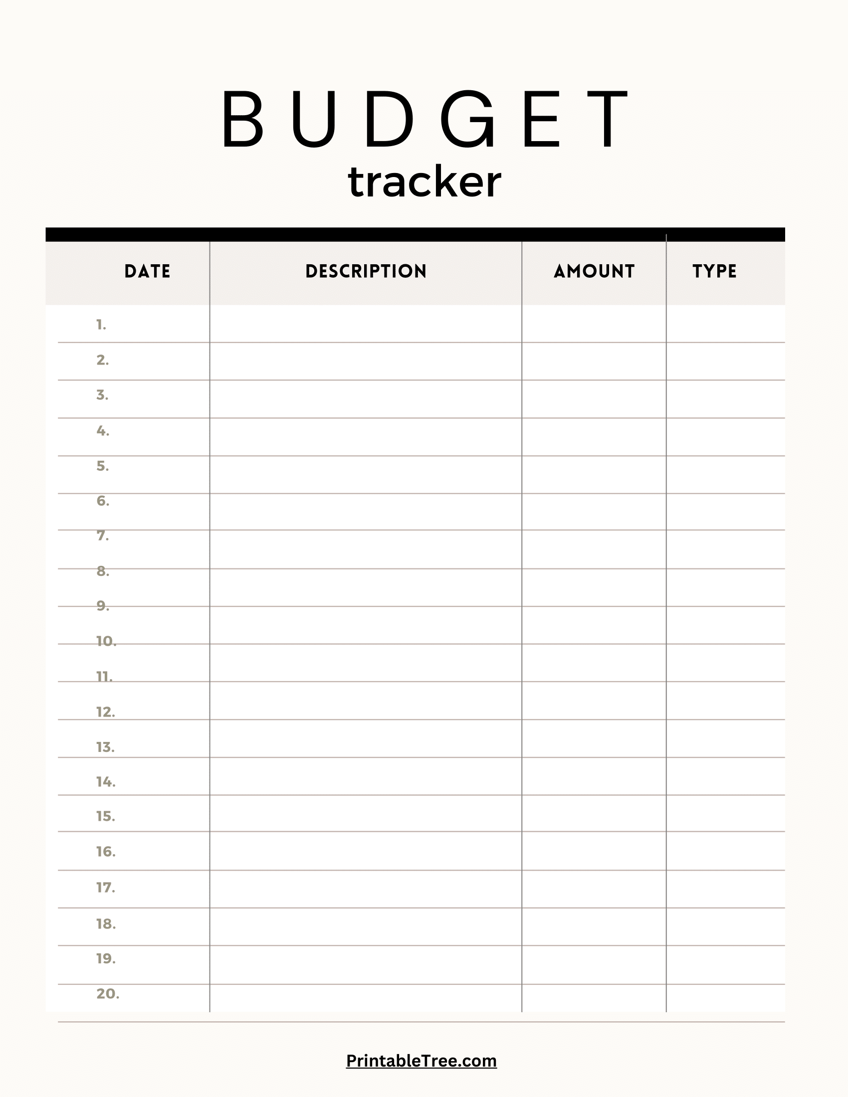 Free Download Printable Monthly Budget Planner PDF Templates Free Download Printable Monthly Budget Planner PDF Templates