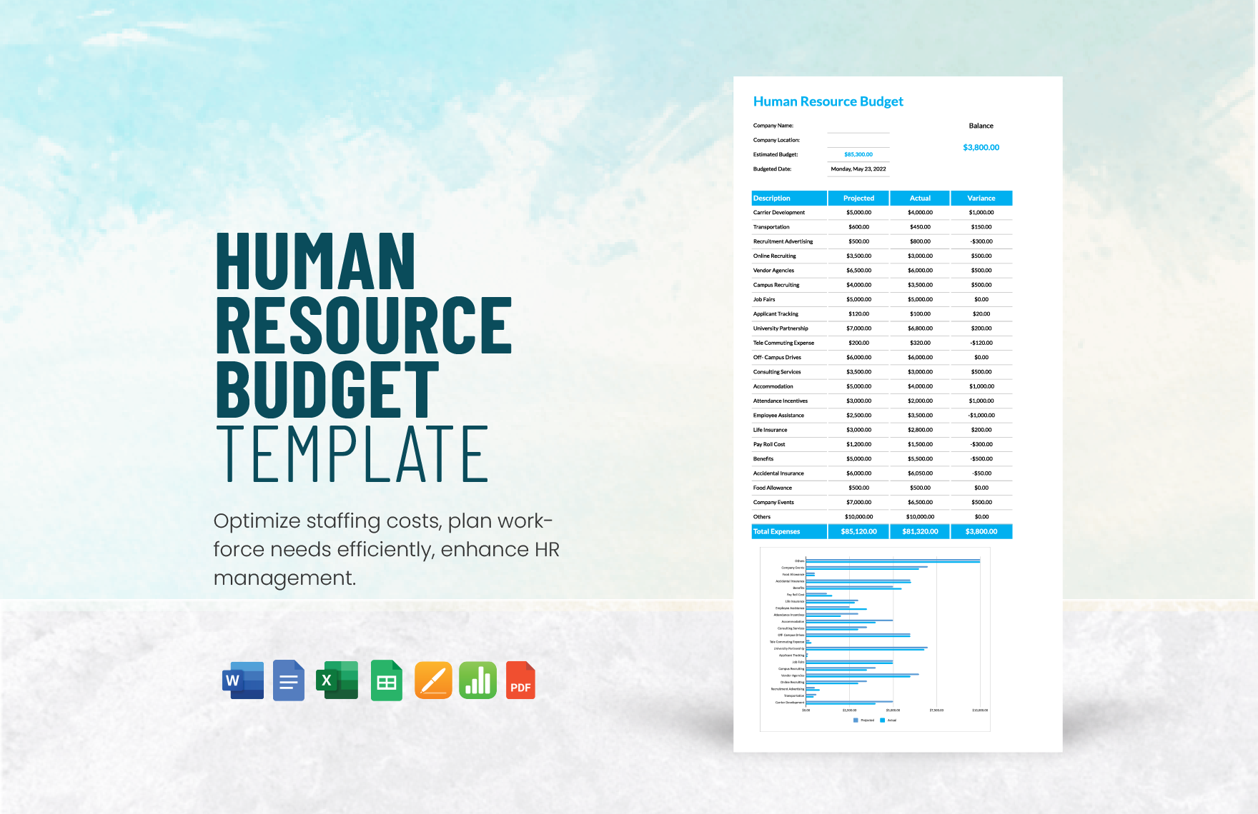 Free Editable Budget Templates In PDF To Download