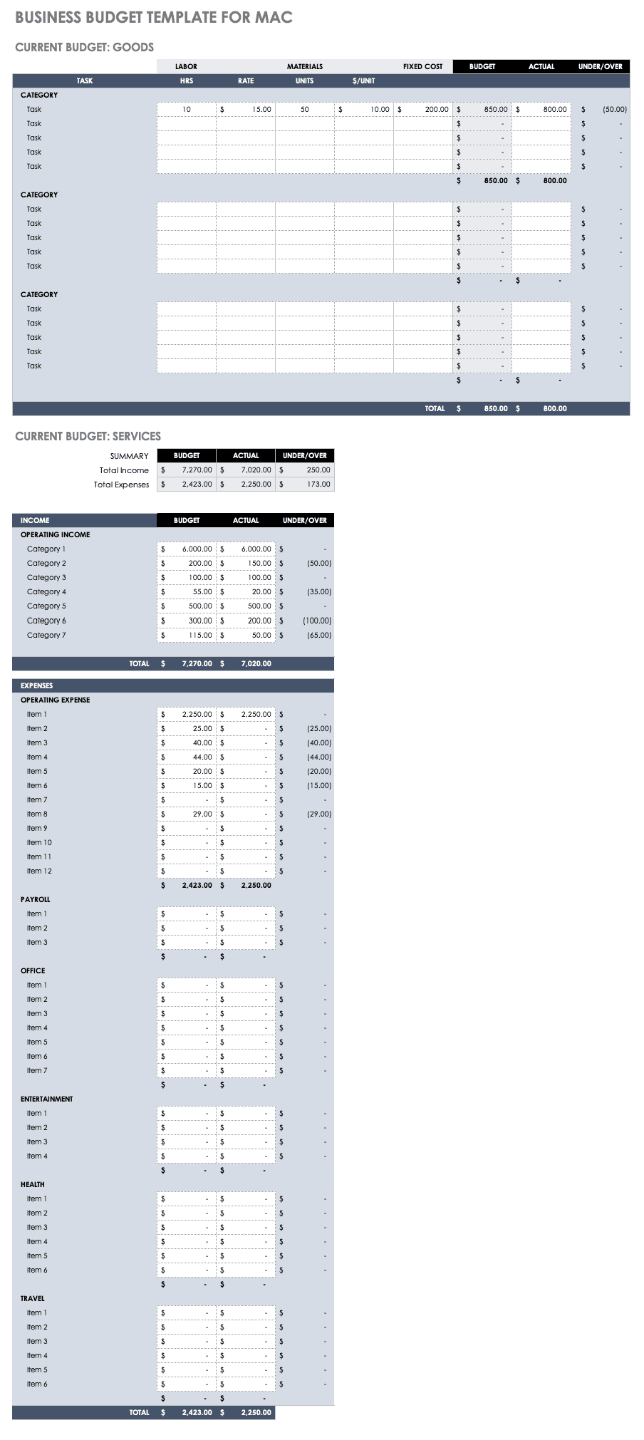 Free Excel Templates For Mac PM Accounting U0026 More Smartsheet