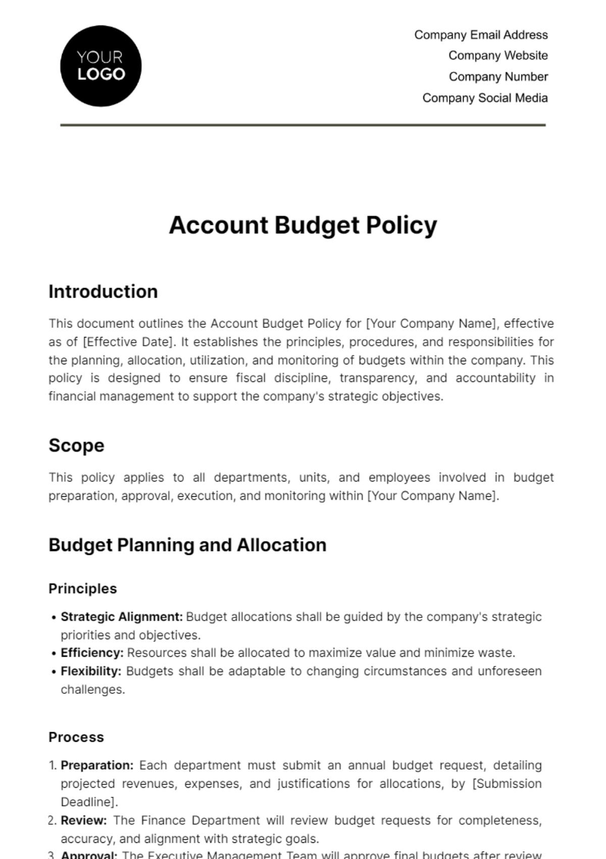 Free Finance Budget Approval Slip Template To Edit Online
