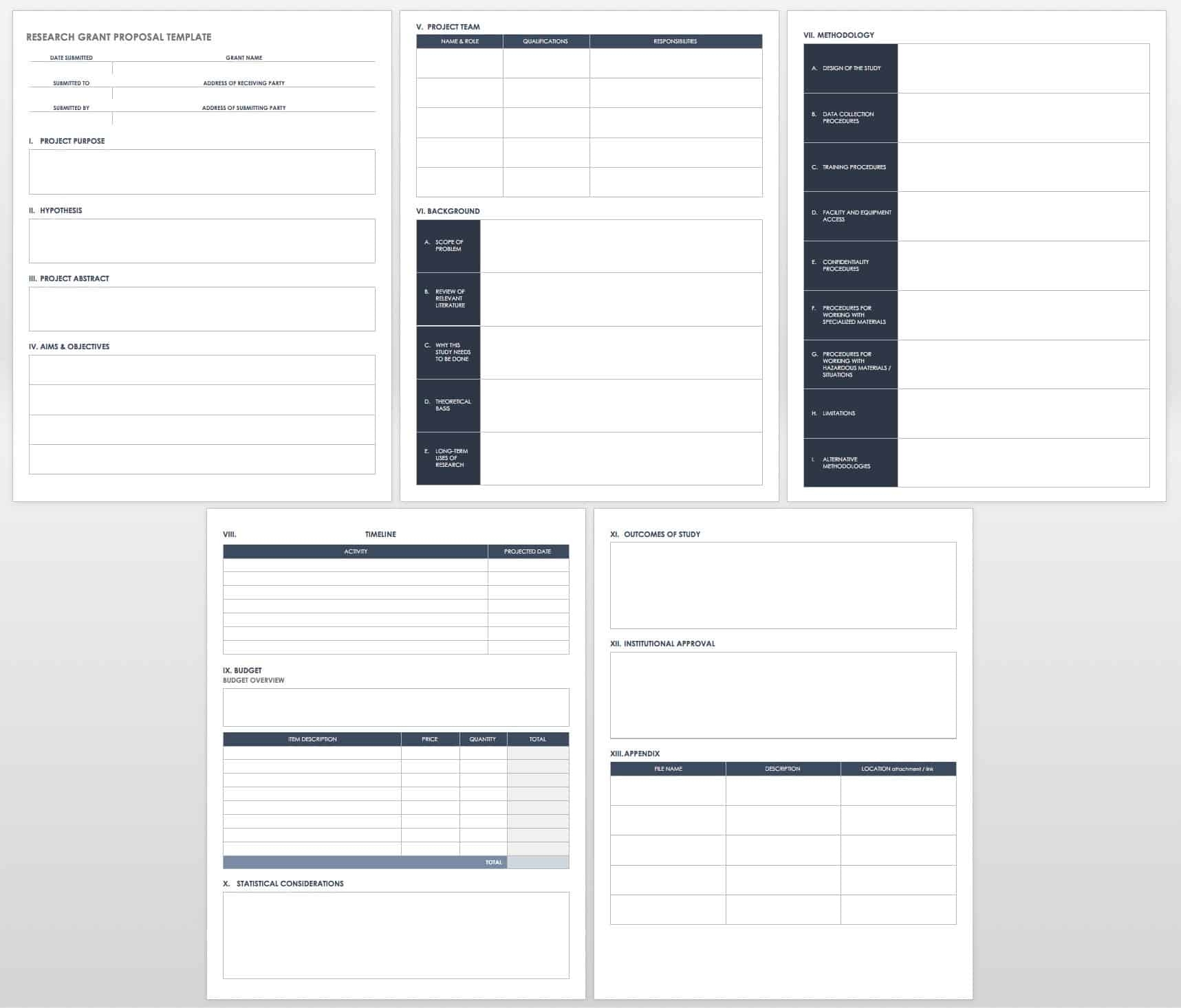 Free Grant Proposal Templates Smartsheet Free Grant Proposal Templates Smartsheet