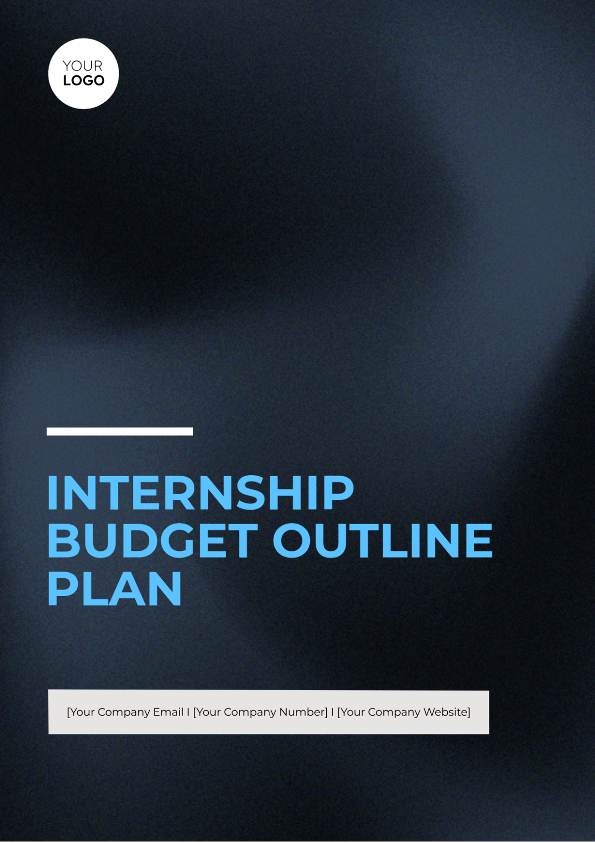 Free Internship Budget Outline Plan Template To Edit Online
