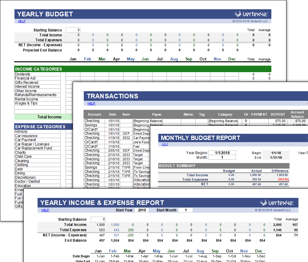 Free Money Management Template For Excel