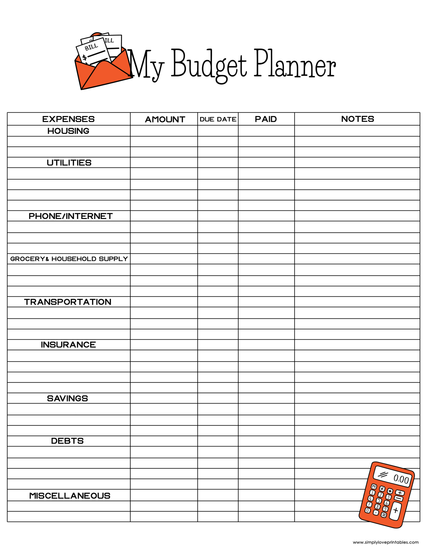 Free Printable Budget Templates Simply Love Printables Worksheets Library Free Printable Budget Templates Simply Love Printables Worksheets Library