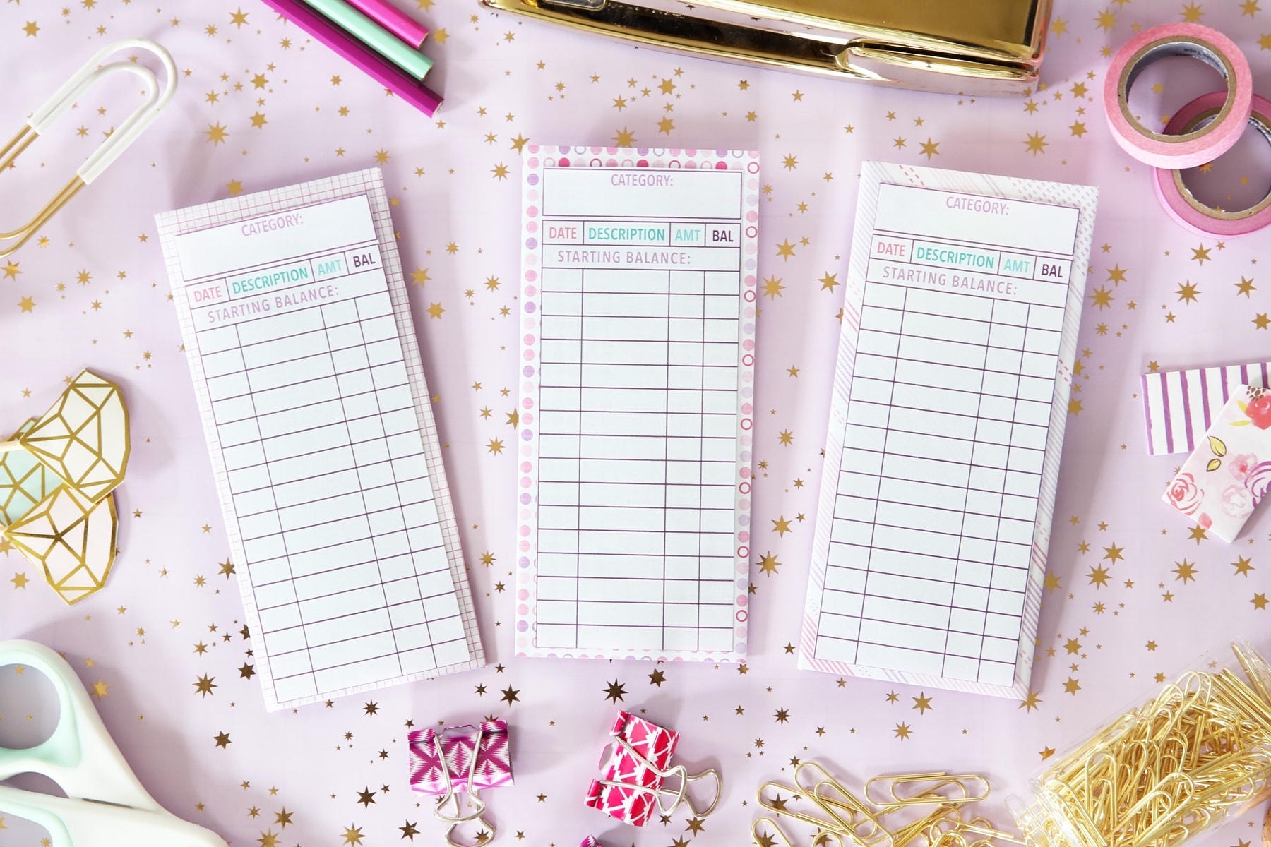 Free Printable Budget Envelope Template