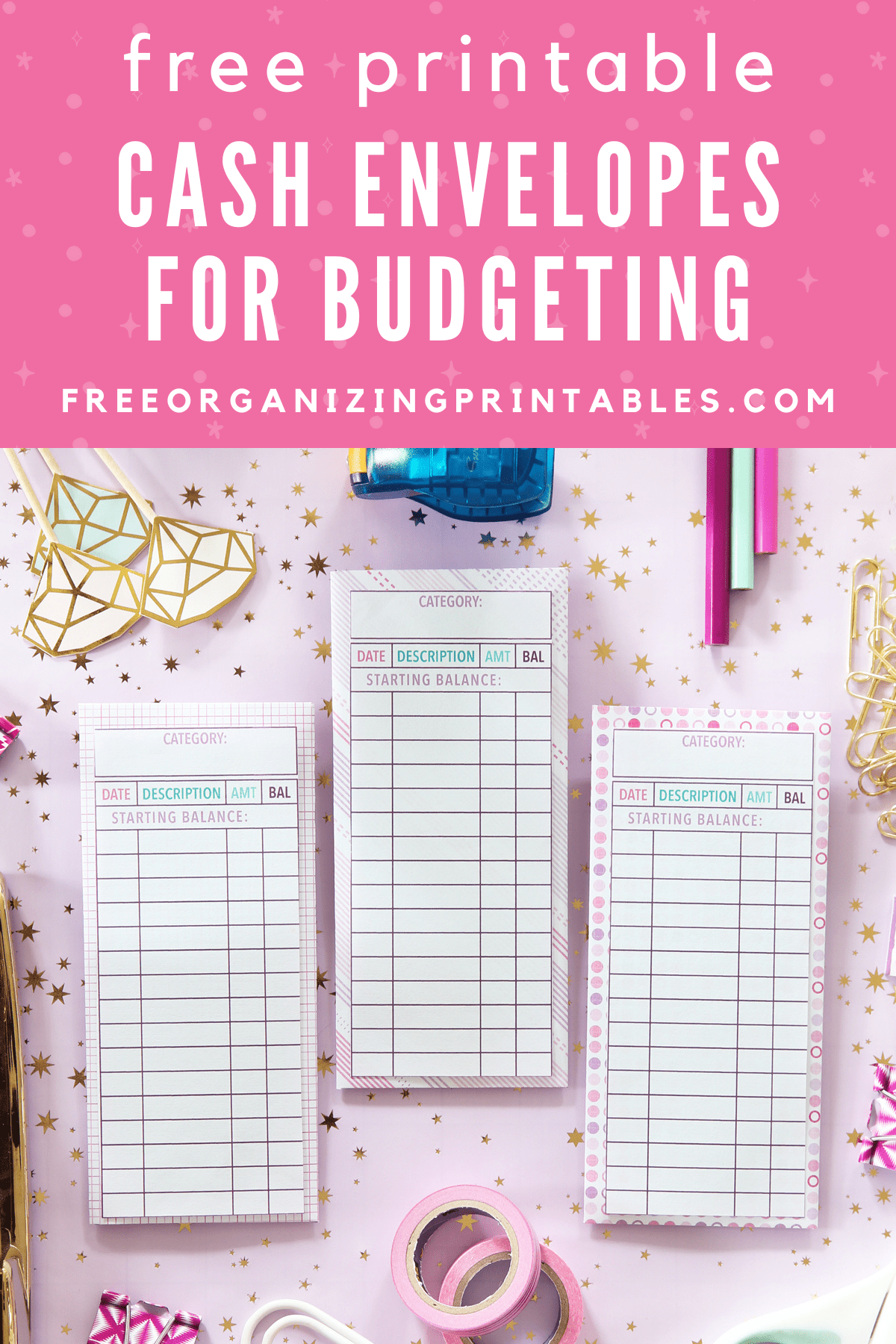 Free Printable Cash Envelopes For Budgeting