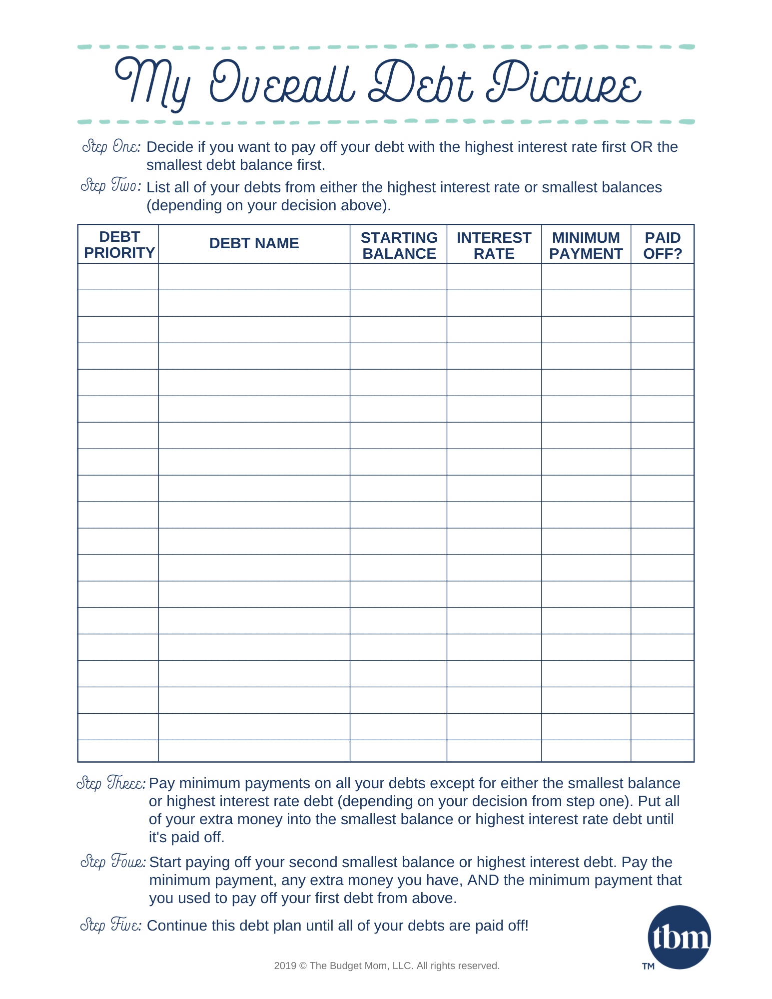 Free Resource Library The Budget Mom