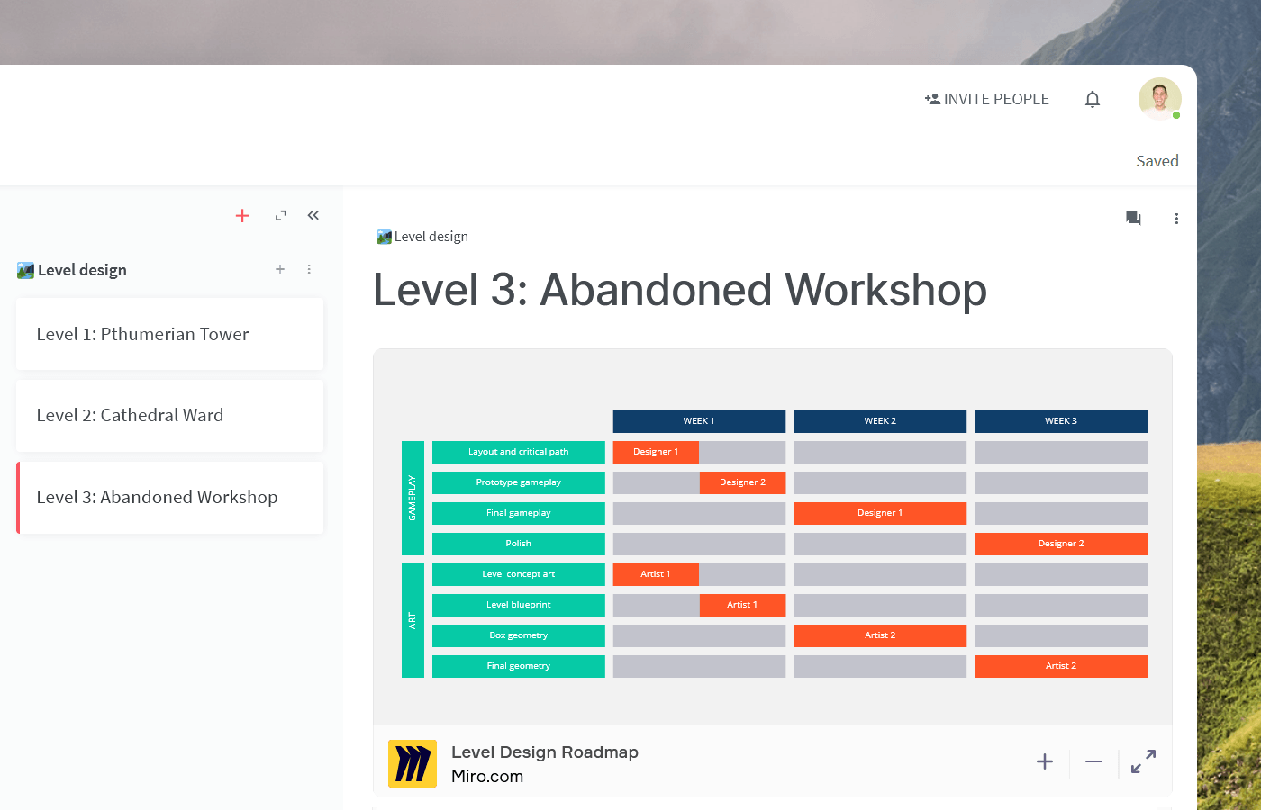 Game Planner Software How To Plan A Game Development Project