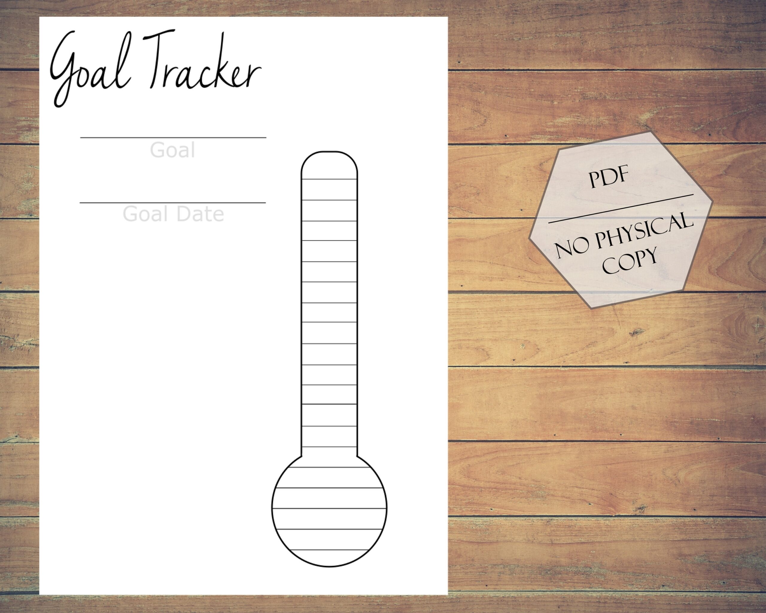 Budget Thermometer Template