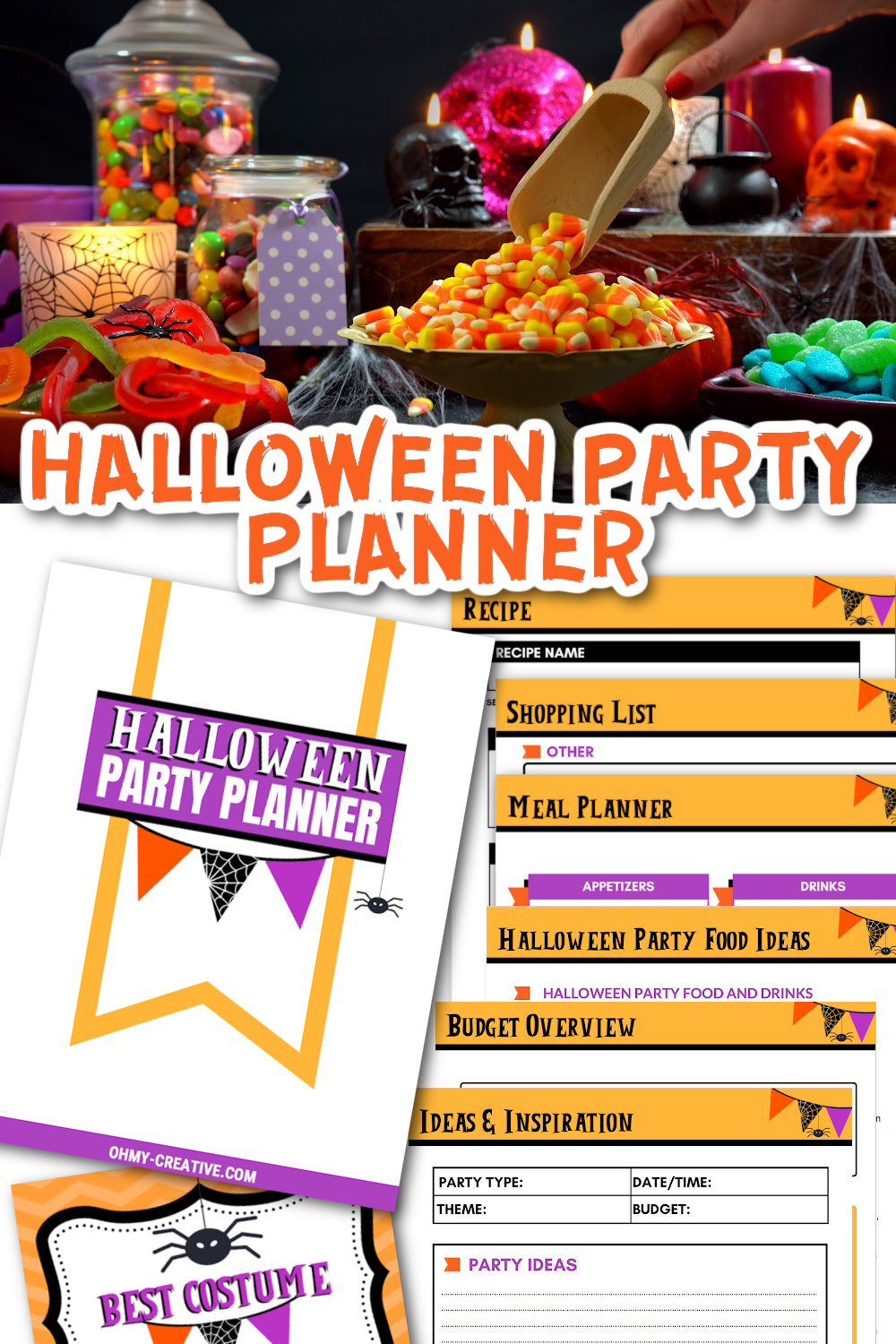 Halloween Party Planner Digital Download