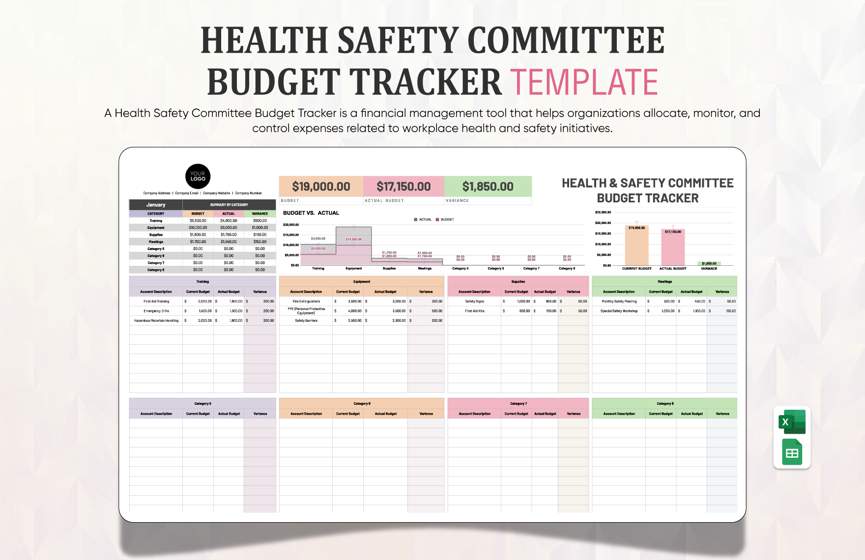 Committee Budget Template