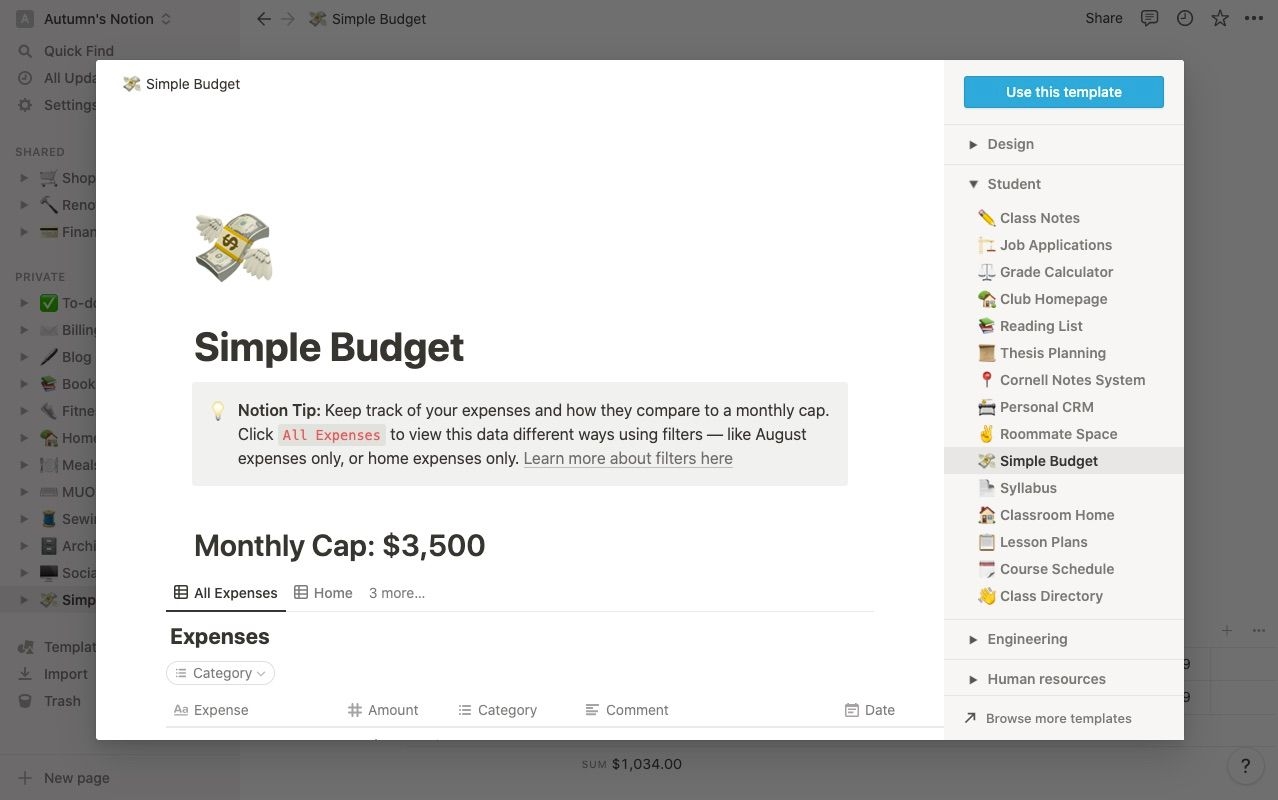 How To Create A Simple Budget Tracker In Notion