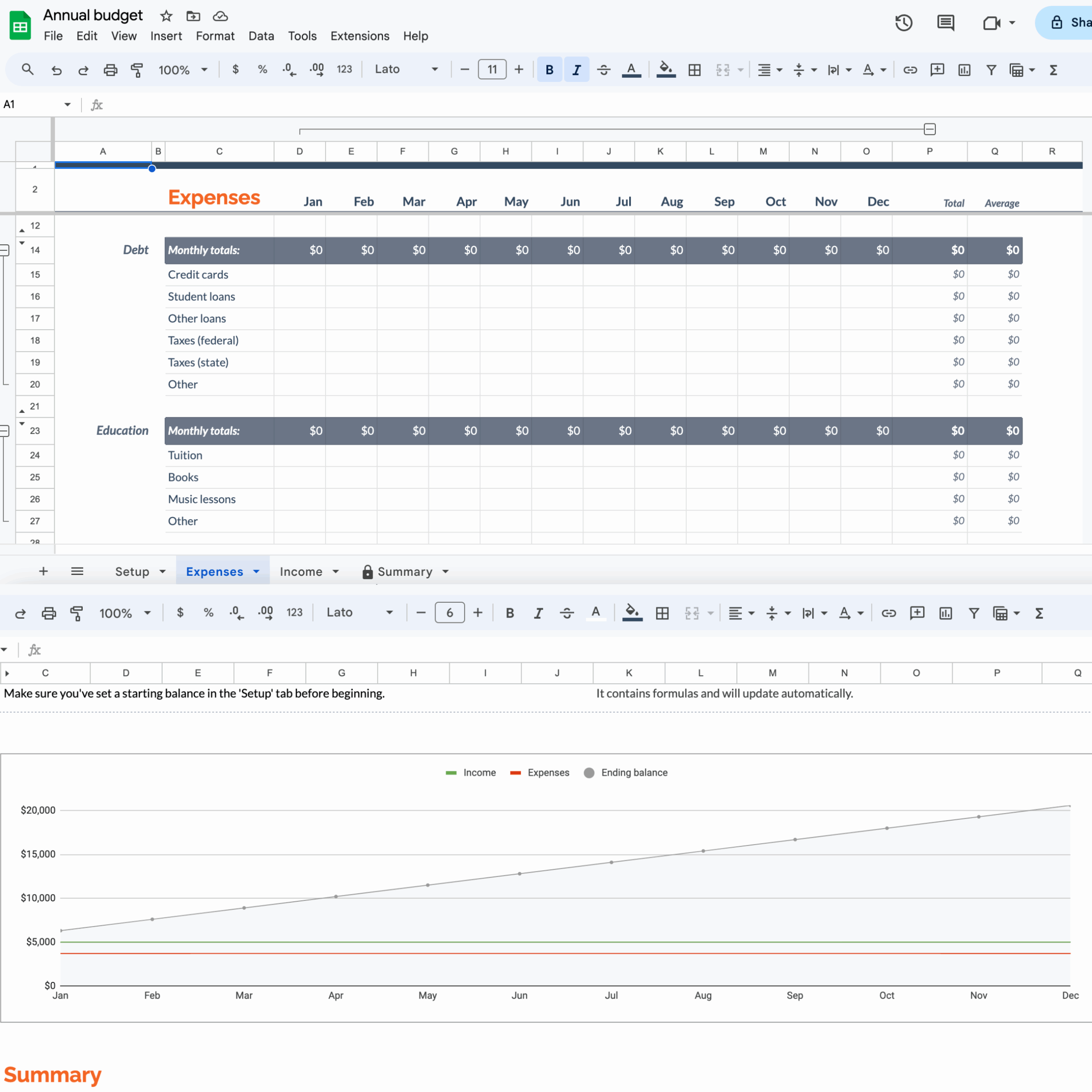 How To Use Free Budget Templates In Excel And Google Sheets 