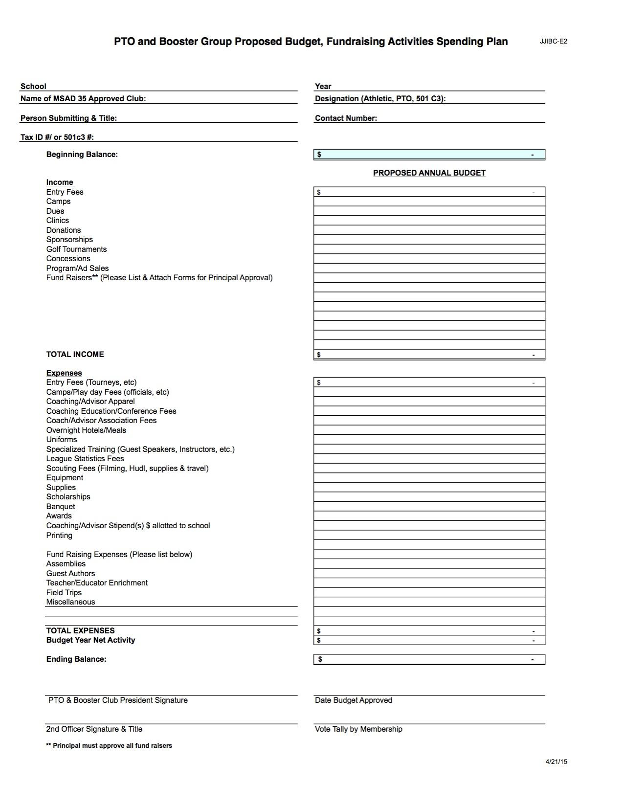 JJIBC E2 PTO And Boo RSU 35 Documentation