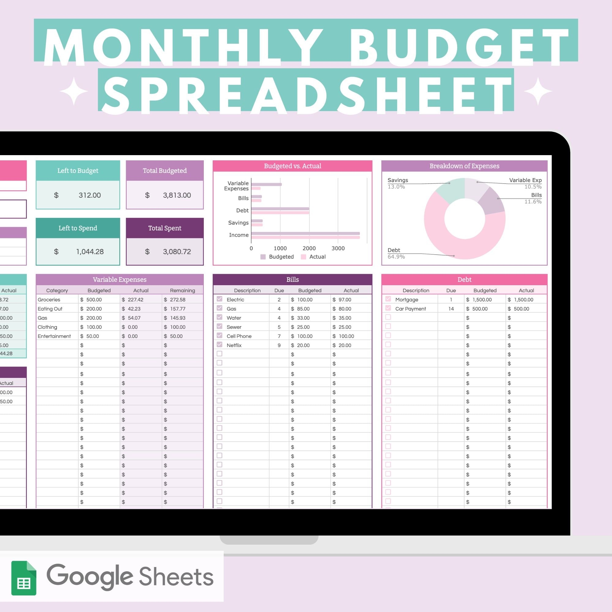Best Budgeting Spreadsheet Template