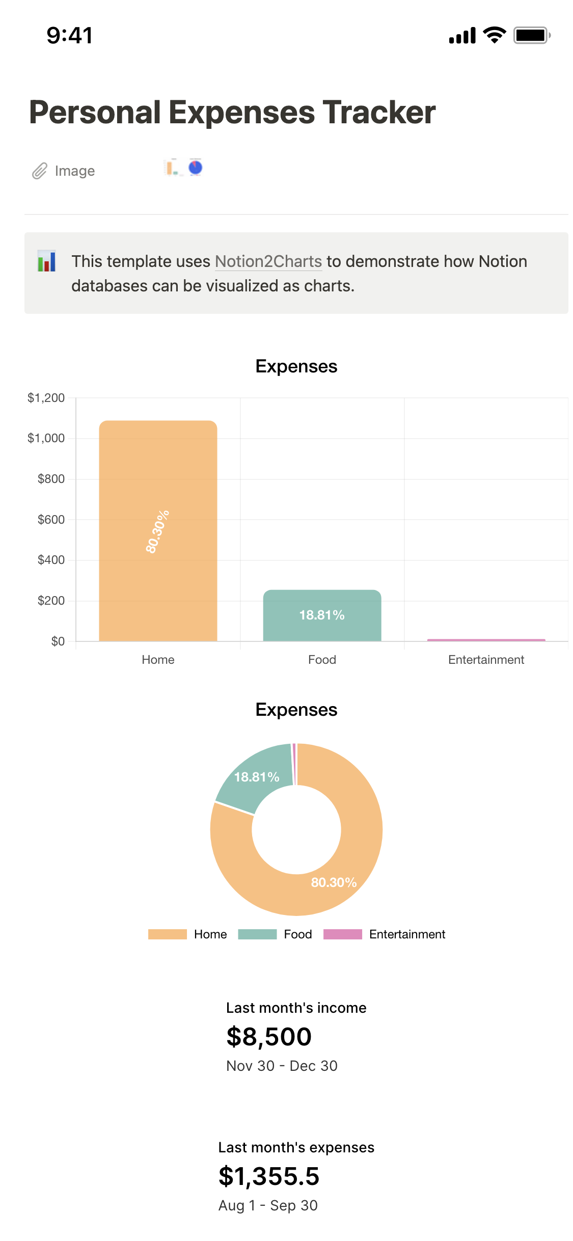Best Notion Budget Template