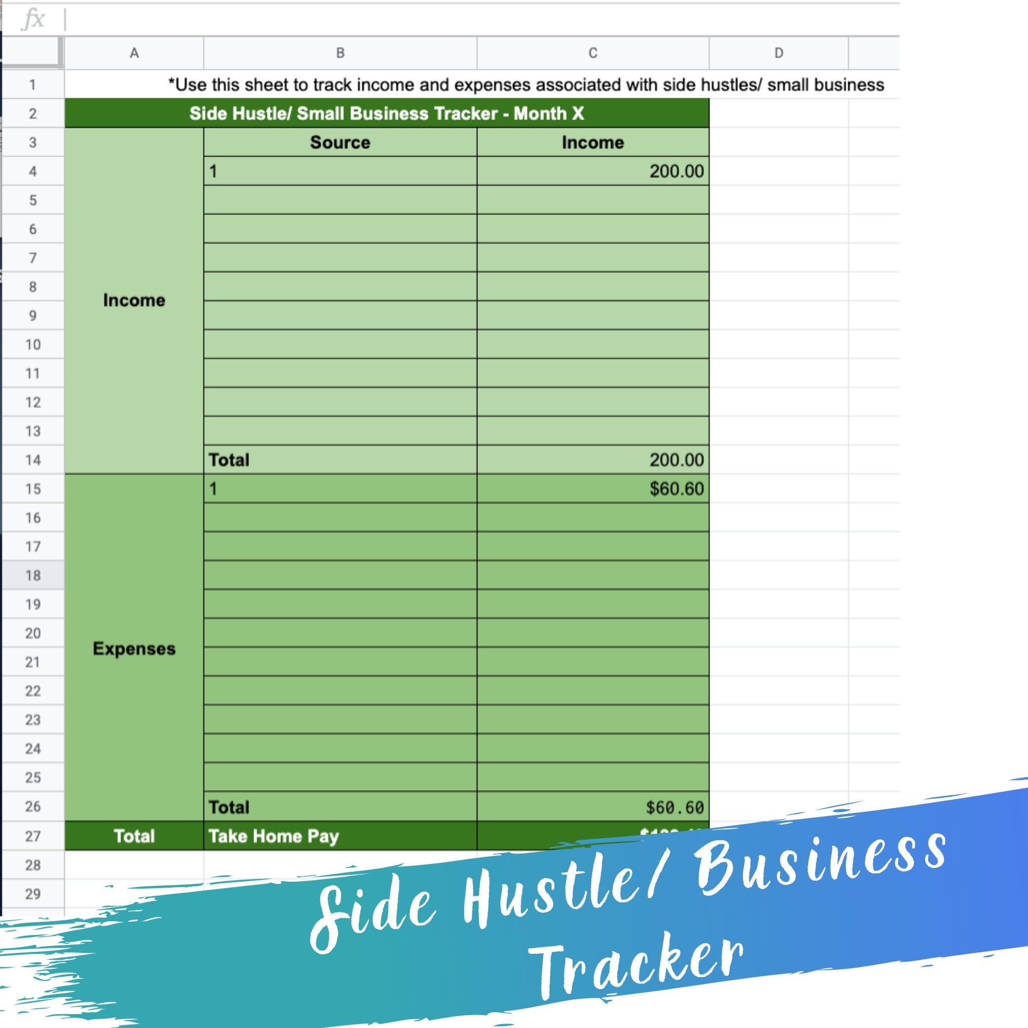 Monthly Budget Template For EXCEL NUMBERS OPENOFFICE Business Tracker Zero based Budget Etsy