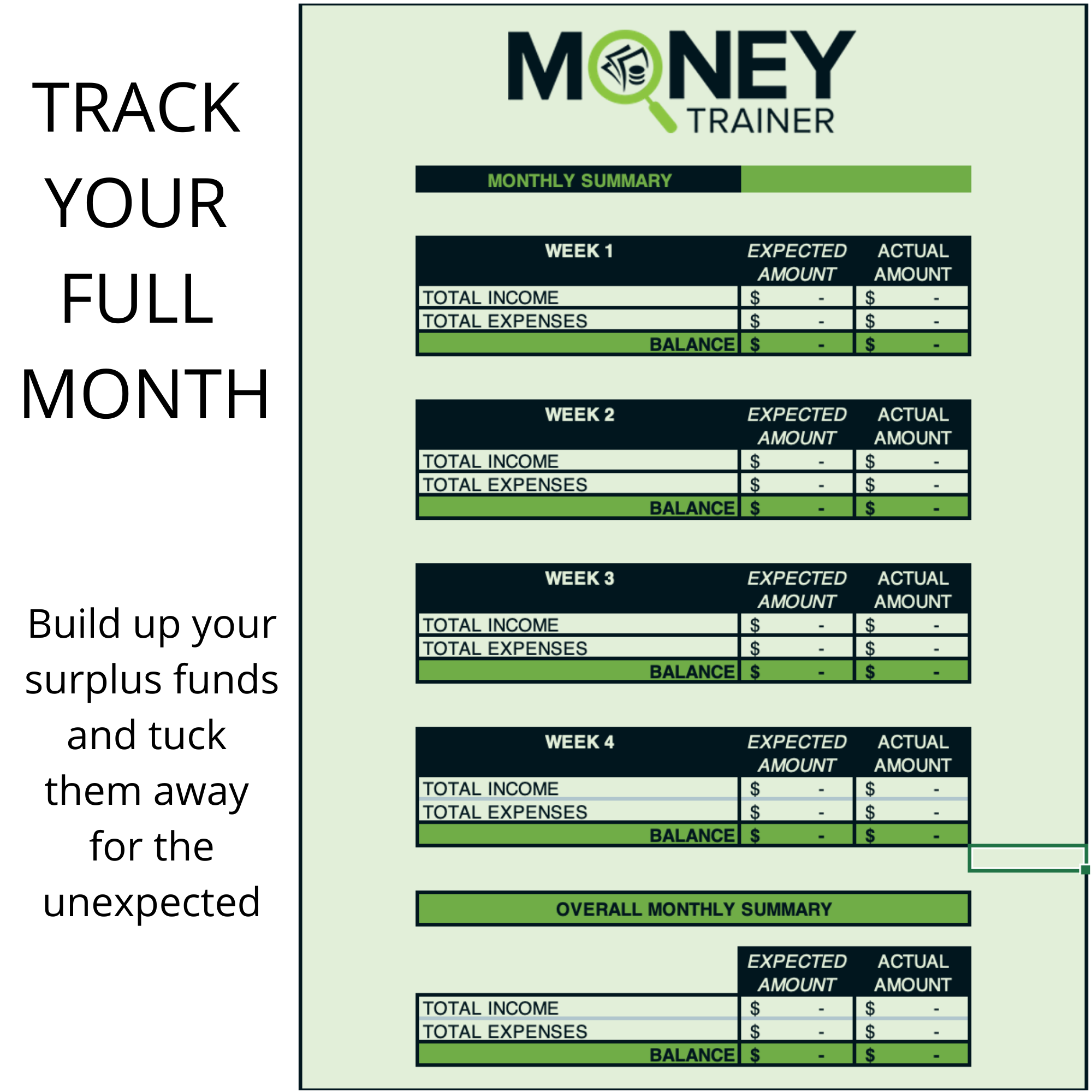Budget Template Nz