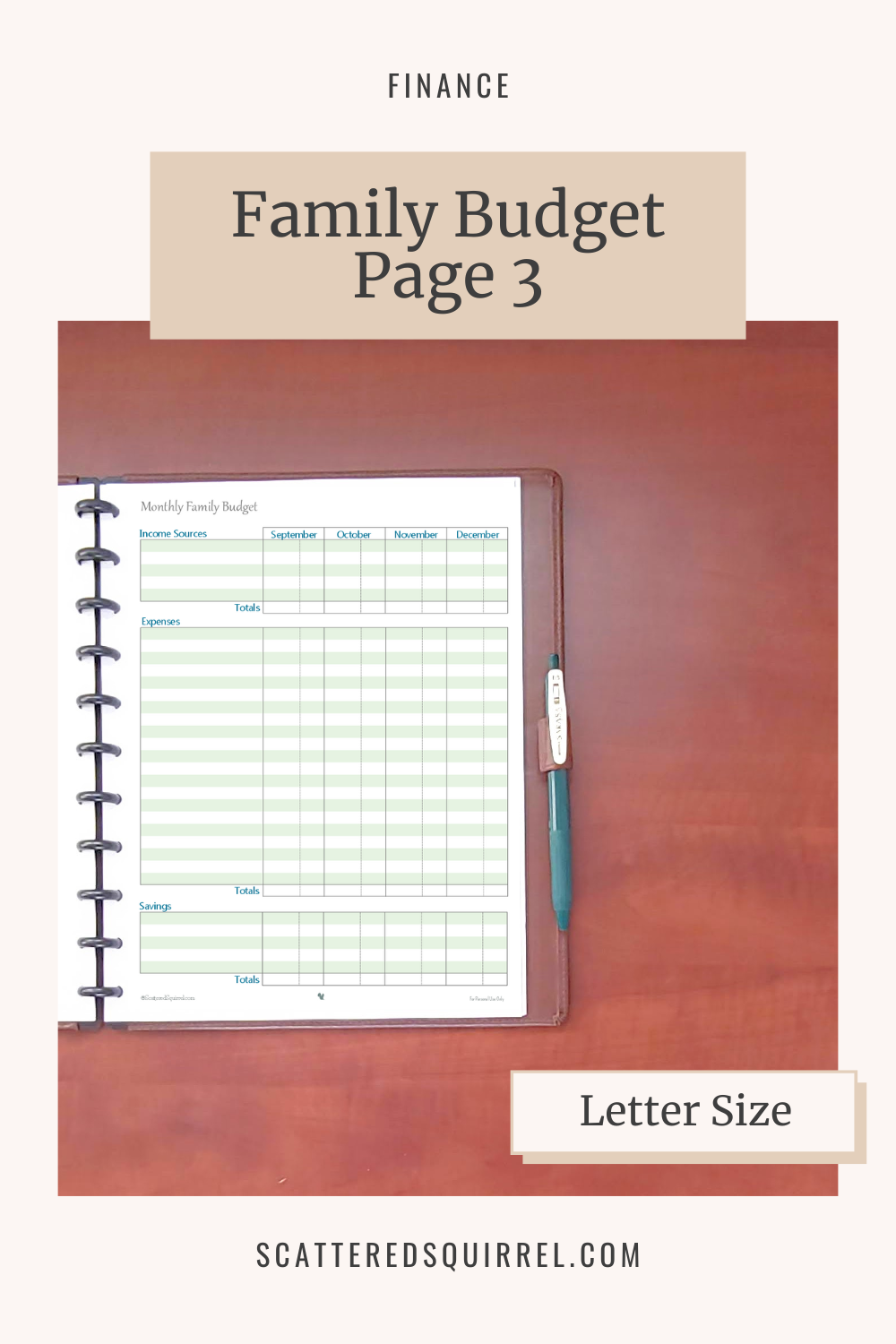 Household Budget Template Pdf