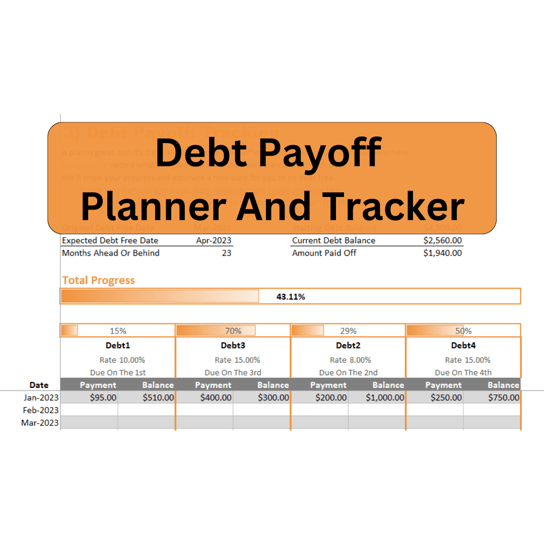 Debt Reduction Budget Template